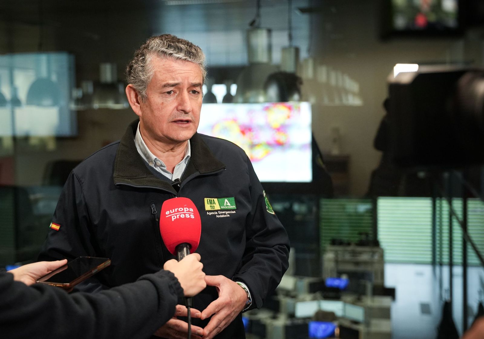 Antonio Sanz, consejero de Sanidad, Presidencia y Emergencias de la Junta de Andalucía