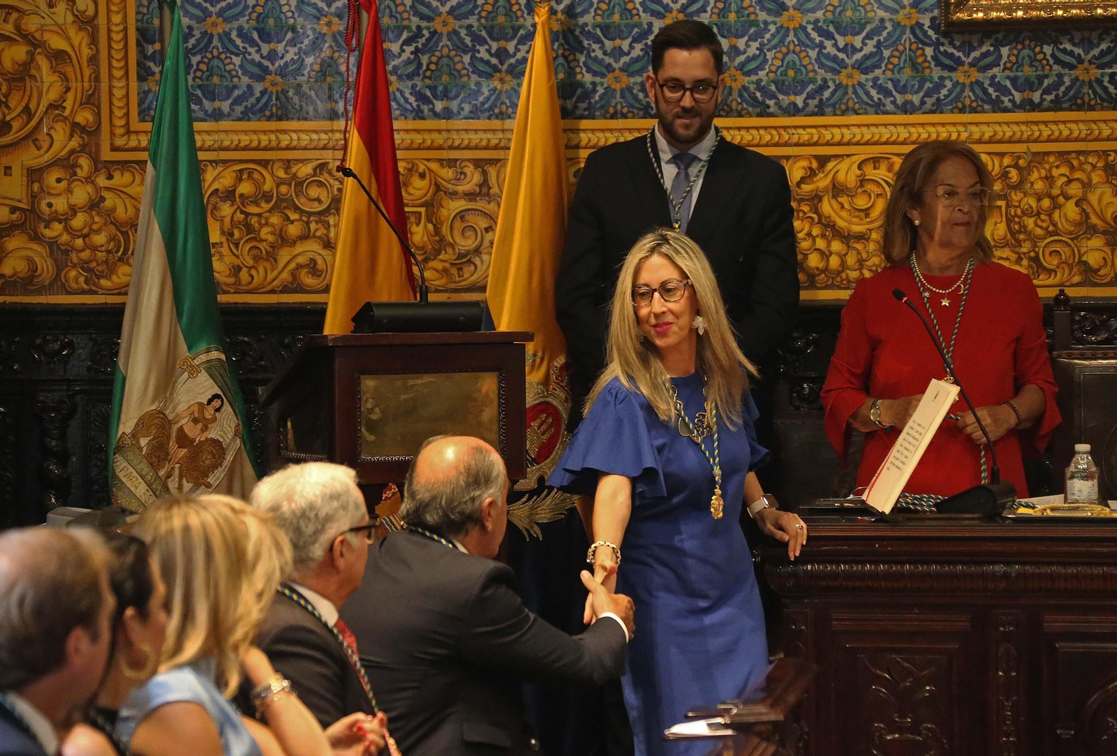 Fotos del pleno de investidura de José Ignacio Landaluce en Algeciras