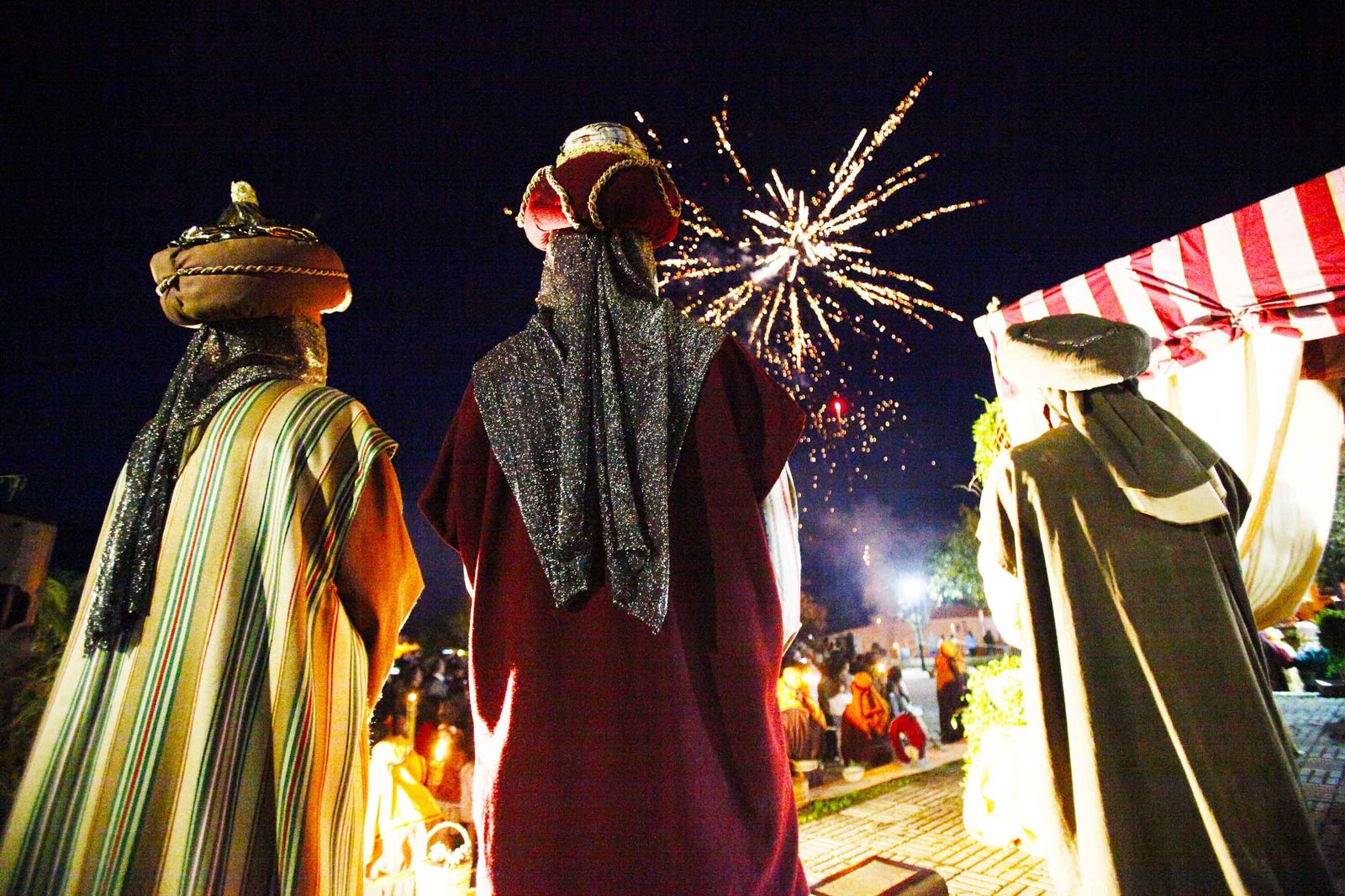 Las imágenes de los Reyes Magos recogiendo el oro en las Minas de Tharsis