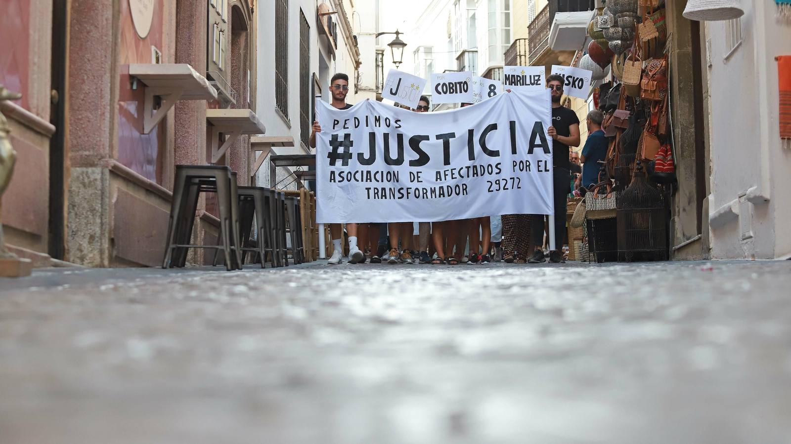 Manifestación por los 8 de Tarifa