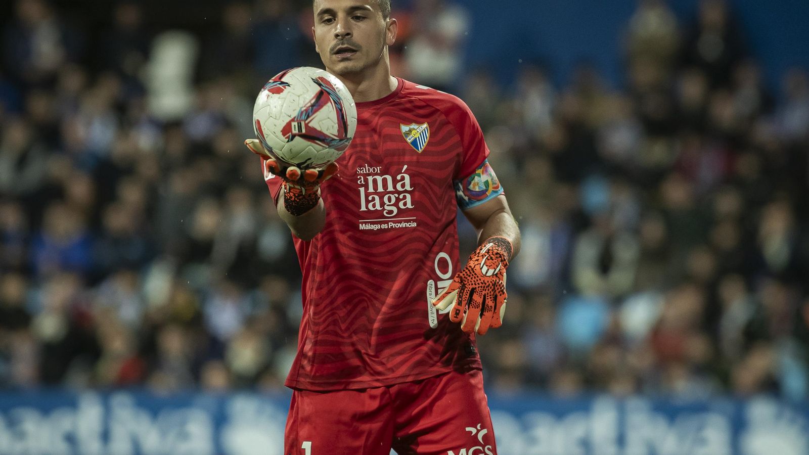 El Zaragoza-Málaga CF, en fotos