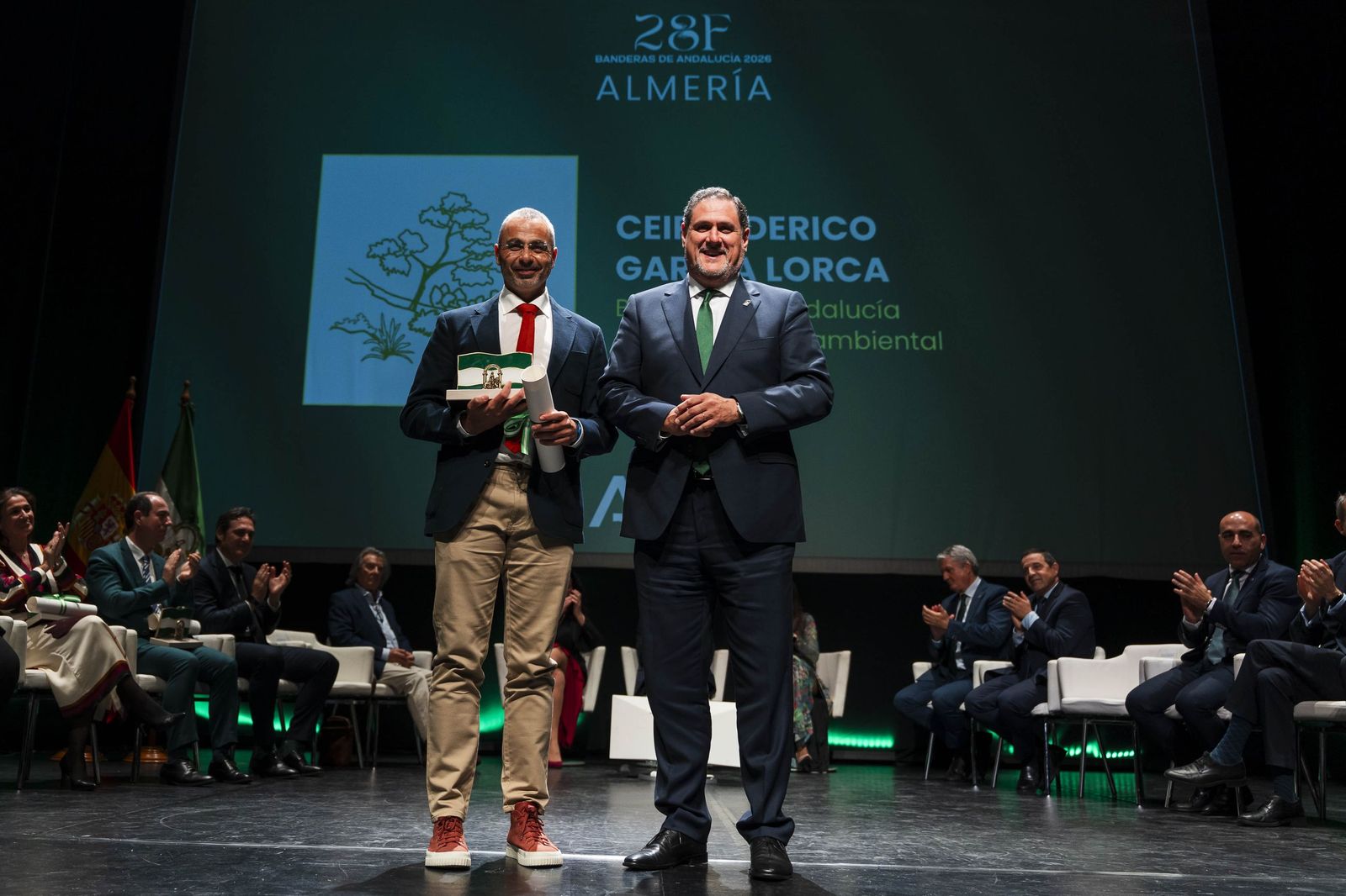 Las imágenes de los galardones 'Bandera de Andalucía' en Almería
