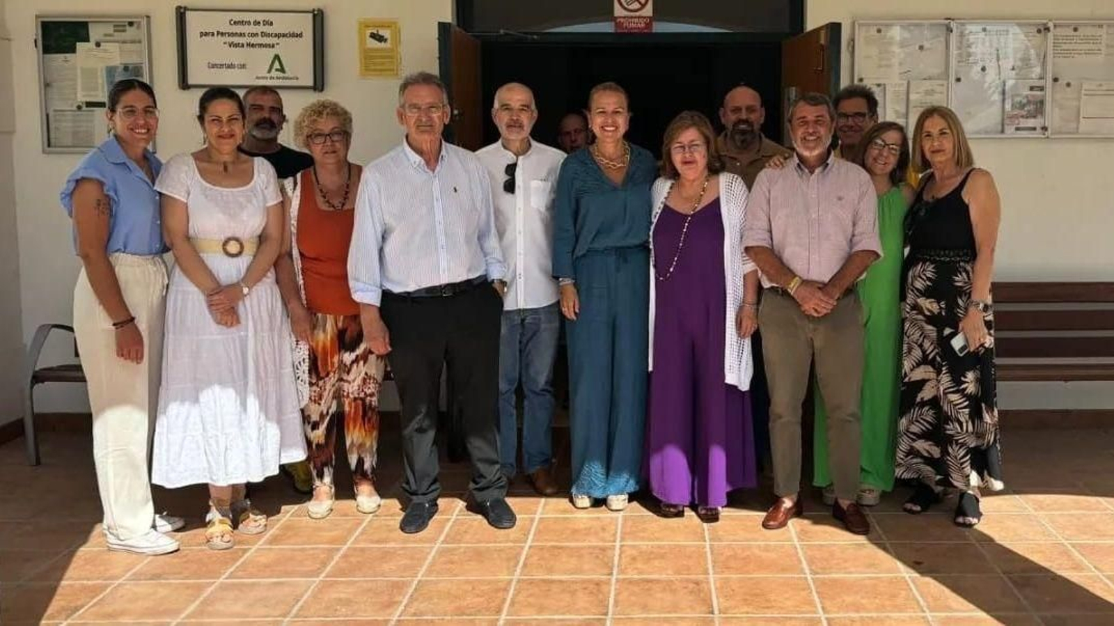 Visita de Alfonso Candón a Afanas Jerez. Visita de Alfonso Candón a Afanas Jerez.