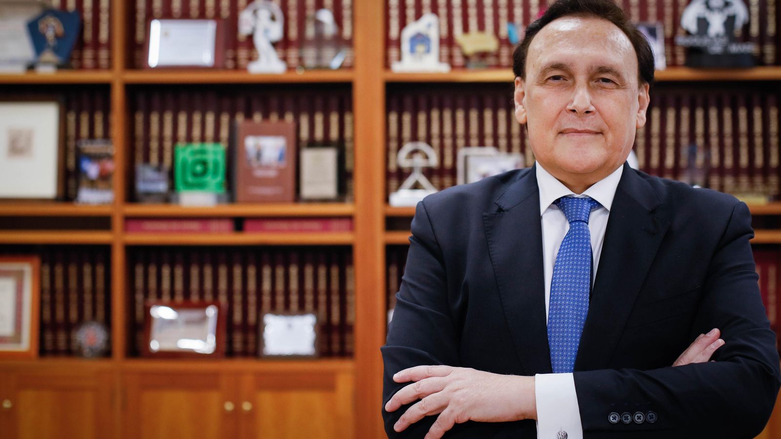 Villamandos en la redacción de Diario de Almería