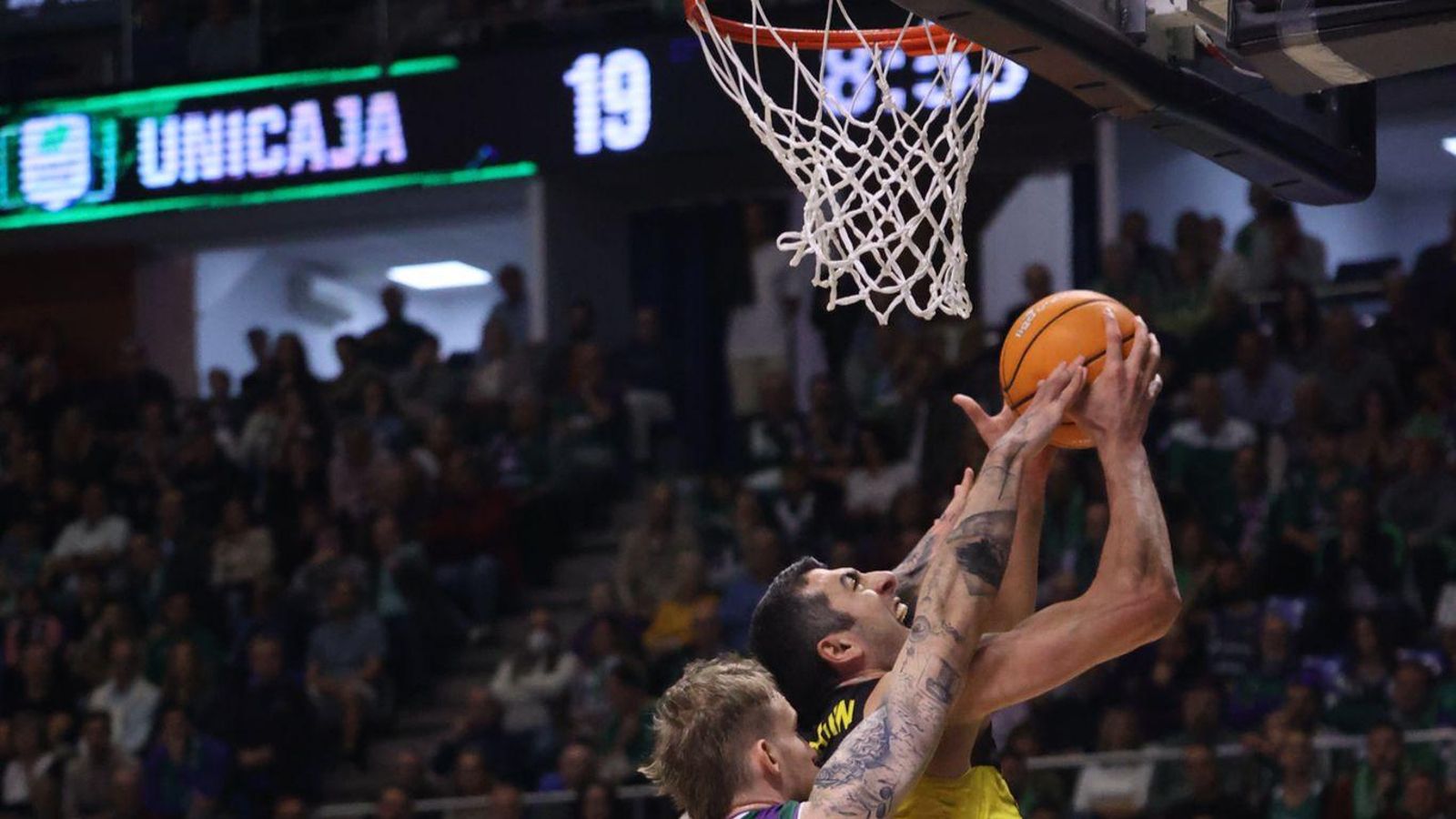 El Unicaja-La Laguna Tenerife, en fotos