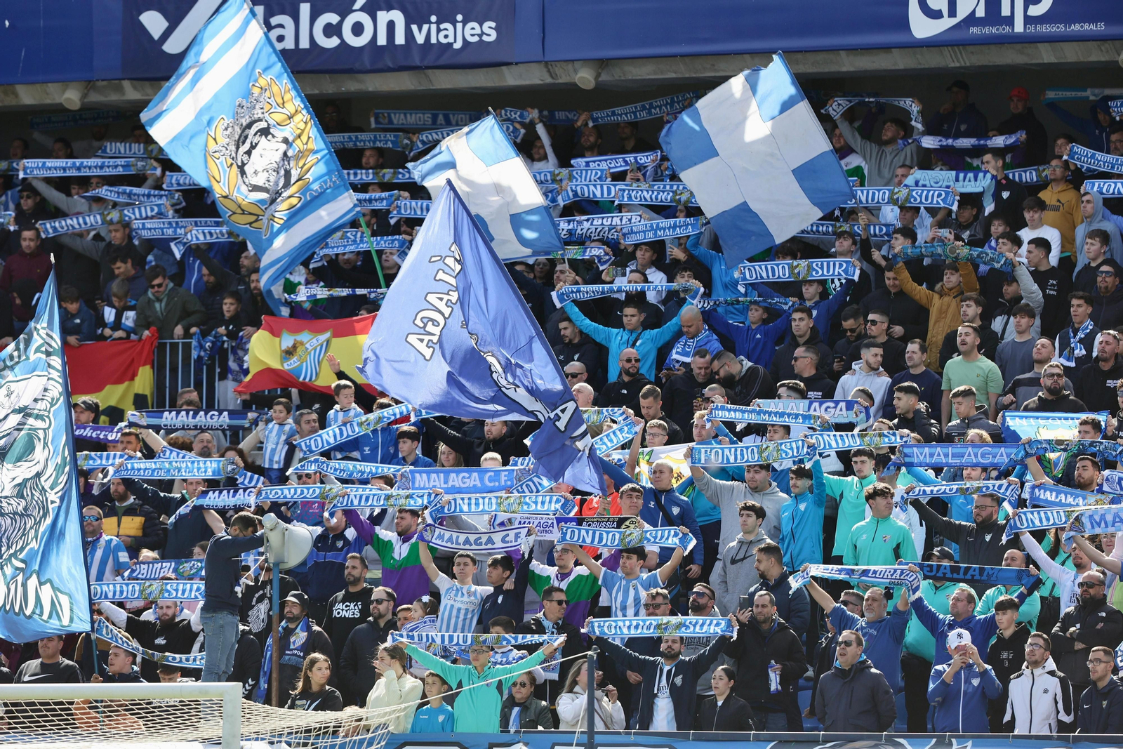 Búscate en las gradas de La Rosaleda durante el Málaga CF- UD Ibiza