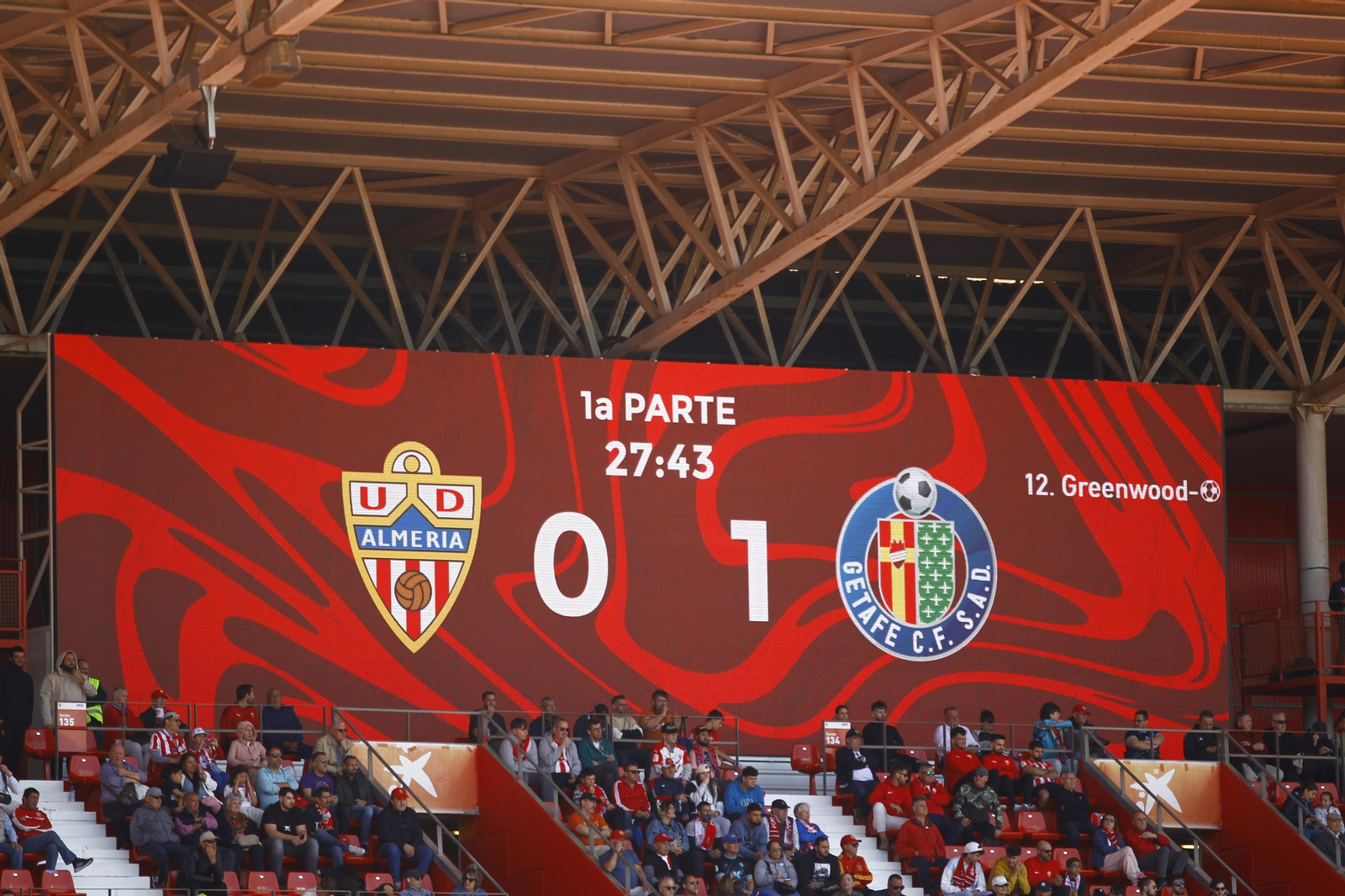 Las imágenes del triste descenso de la UDA ante el Getafe