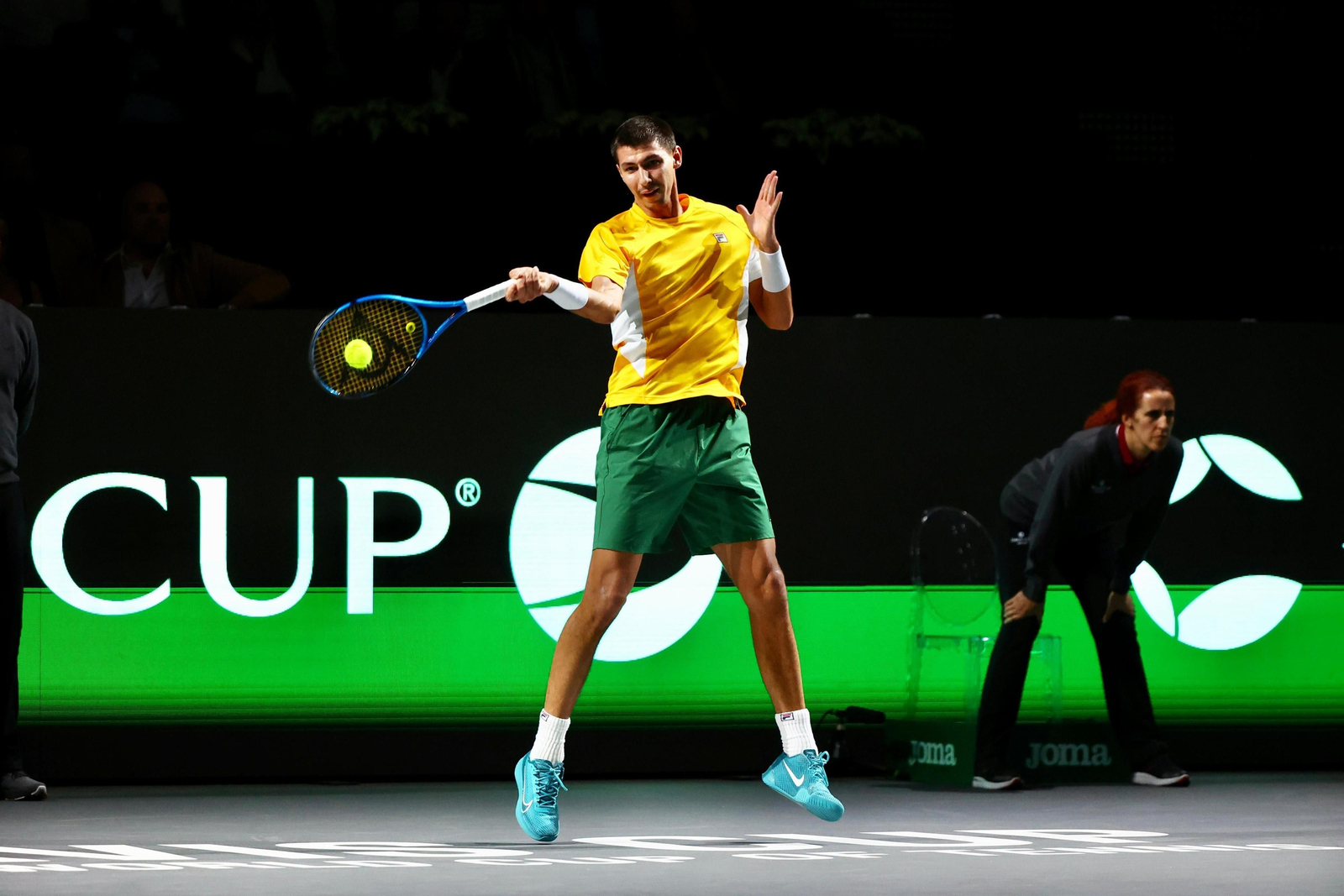 Copa Davis en Málaga: Virtanen - Popyrin, en fotos