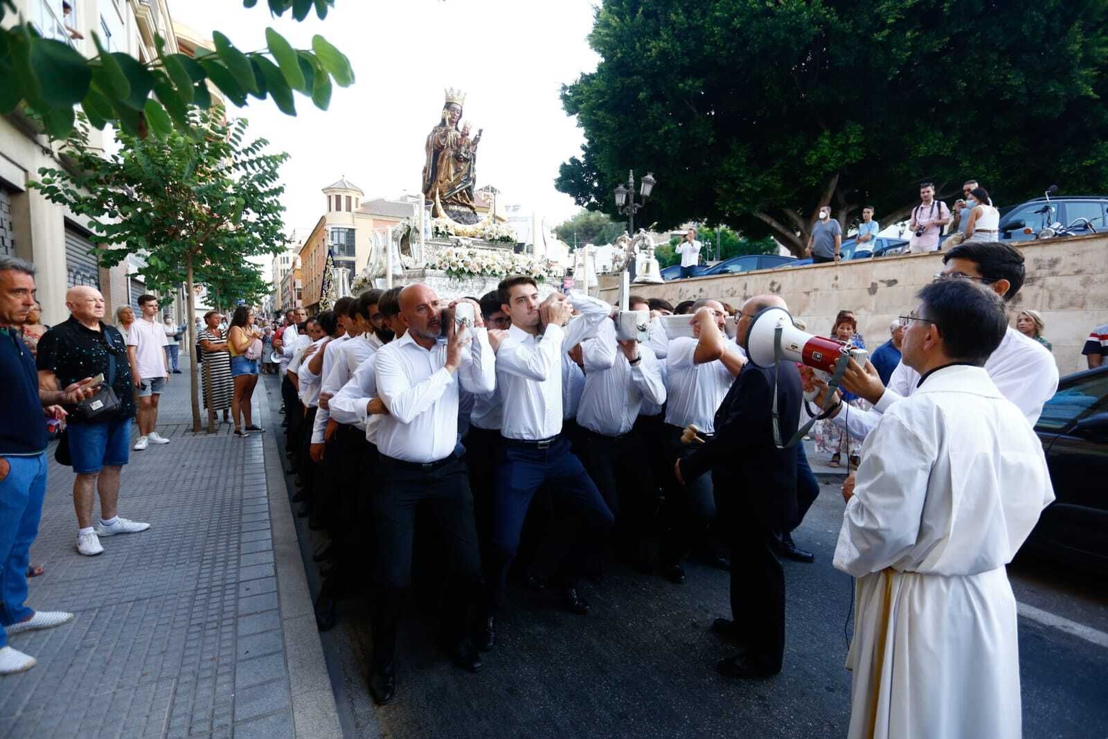 El traslado de la Virgen de la Victoria a la Catedral, en fotos