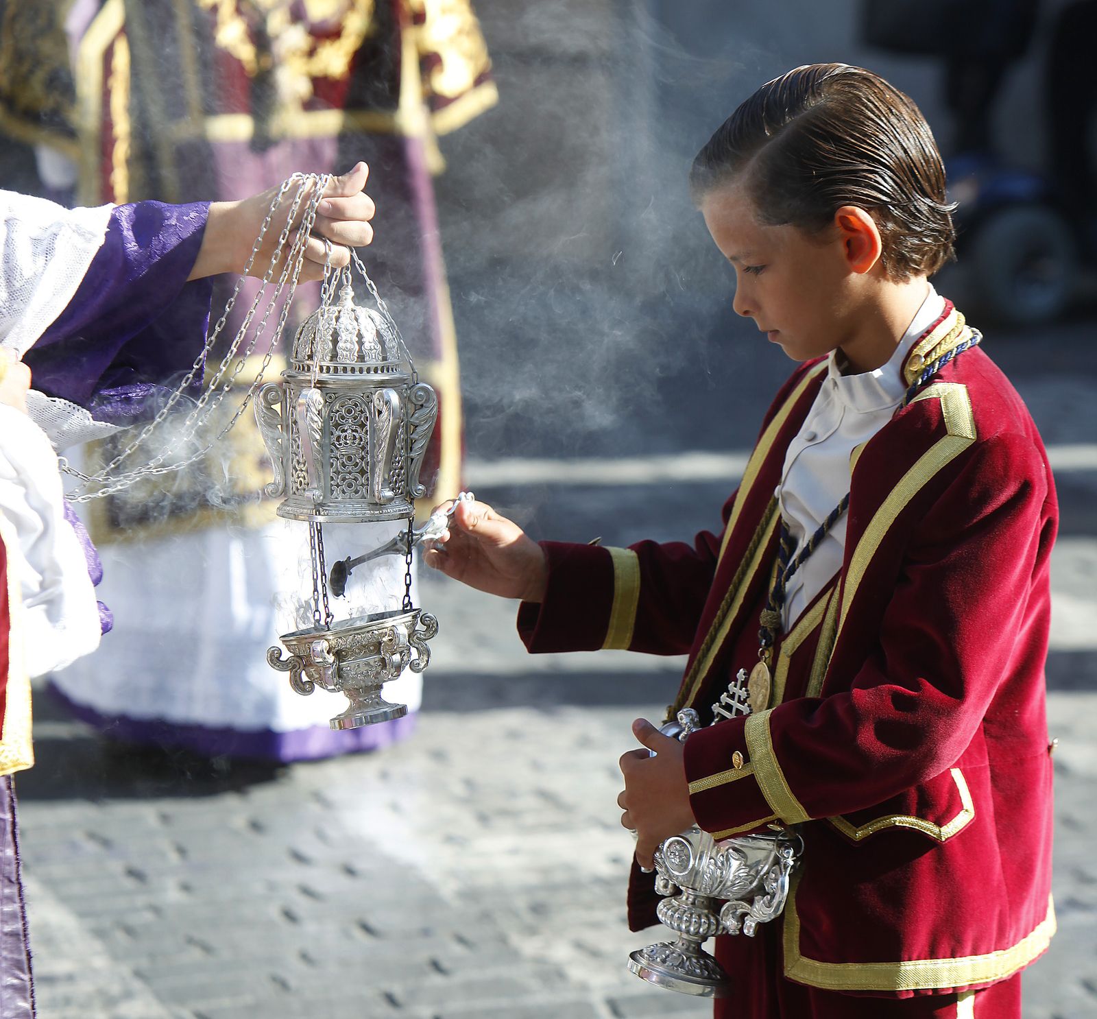 Imágenes del Corpus de Triana y de la Iglesia de la Magdalena