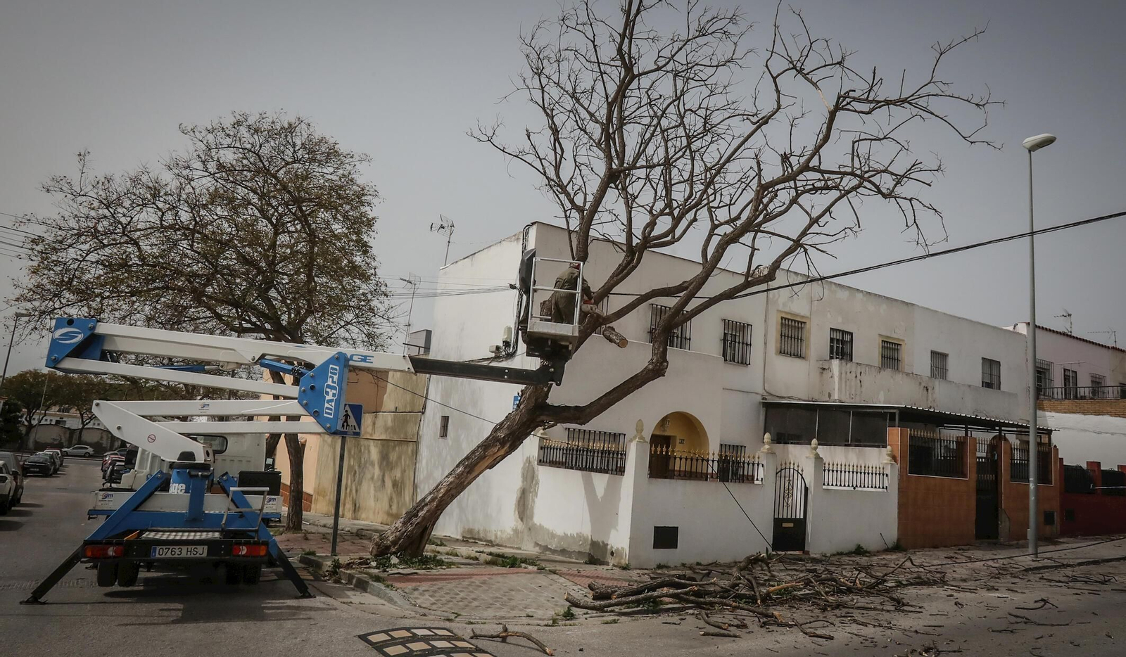 Imágenes de los destrozos ocasionados por el fuerte temporal