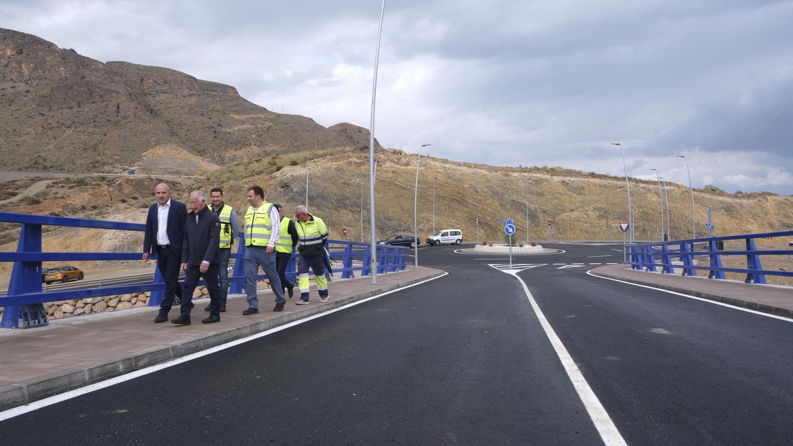 Gabriel Amat ha realizado la visita técnica al puente antes de su puesta en funcionamiento.