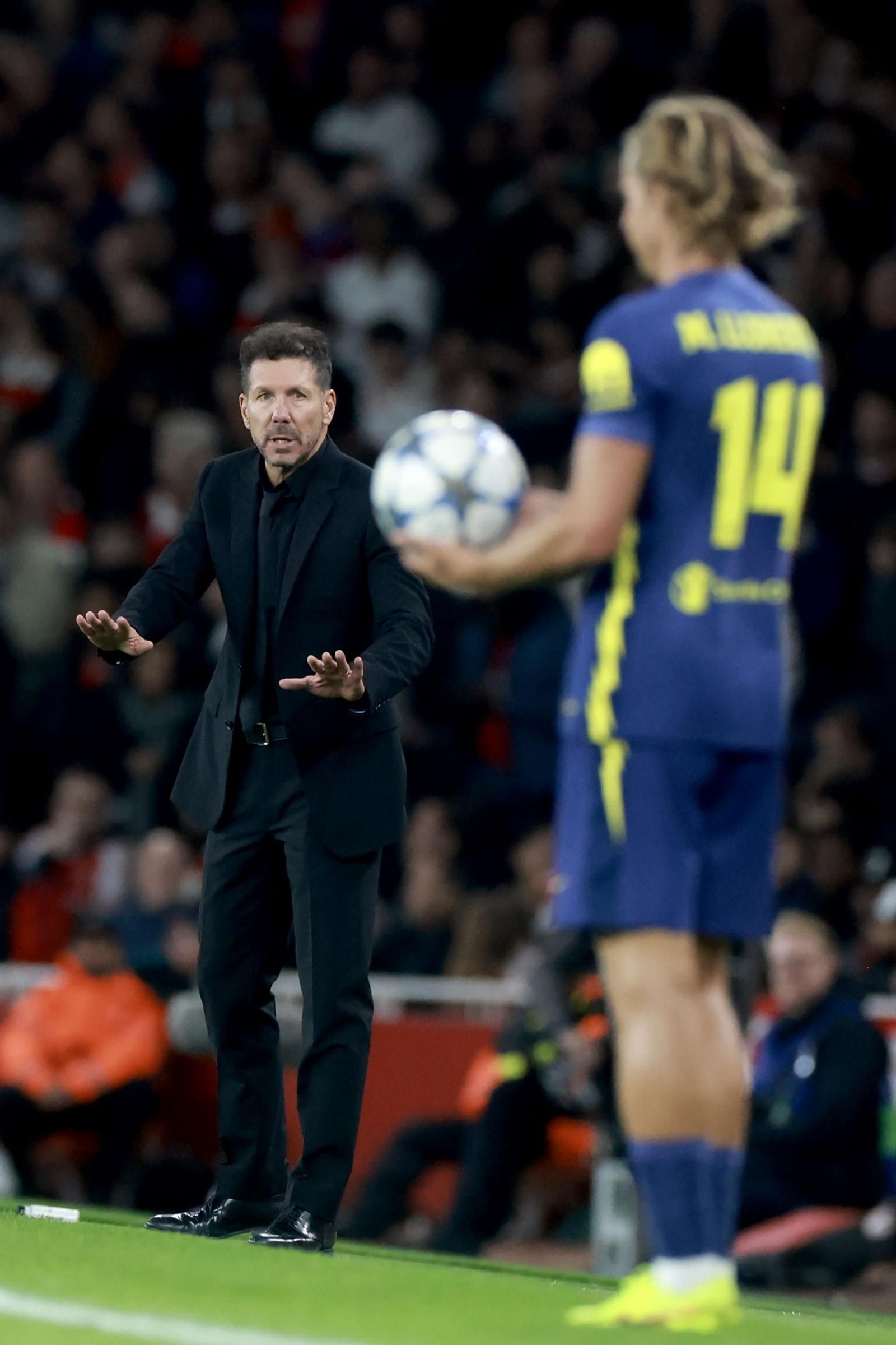 Las fotos del Arsenal-Atlético de Madrid