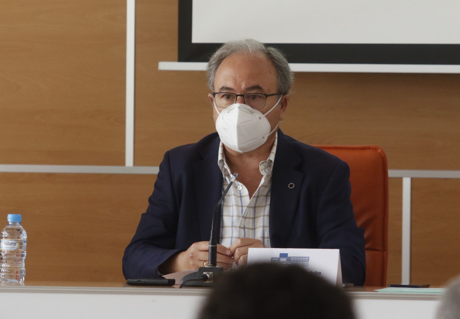 Antonio Díaz, durante la presentación de 'Vuelven los eventos a Córdoba ', en CECO.