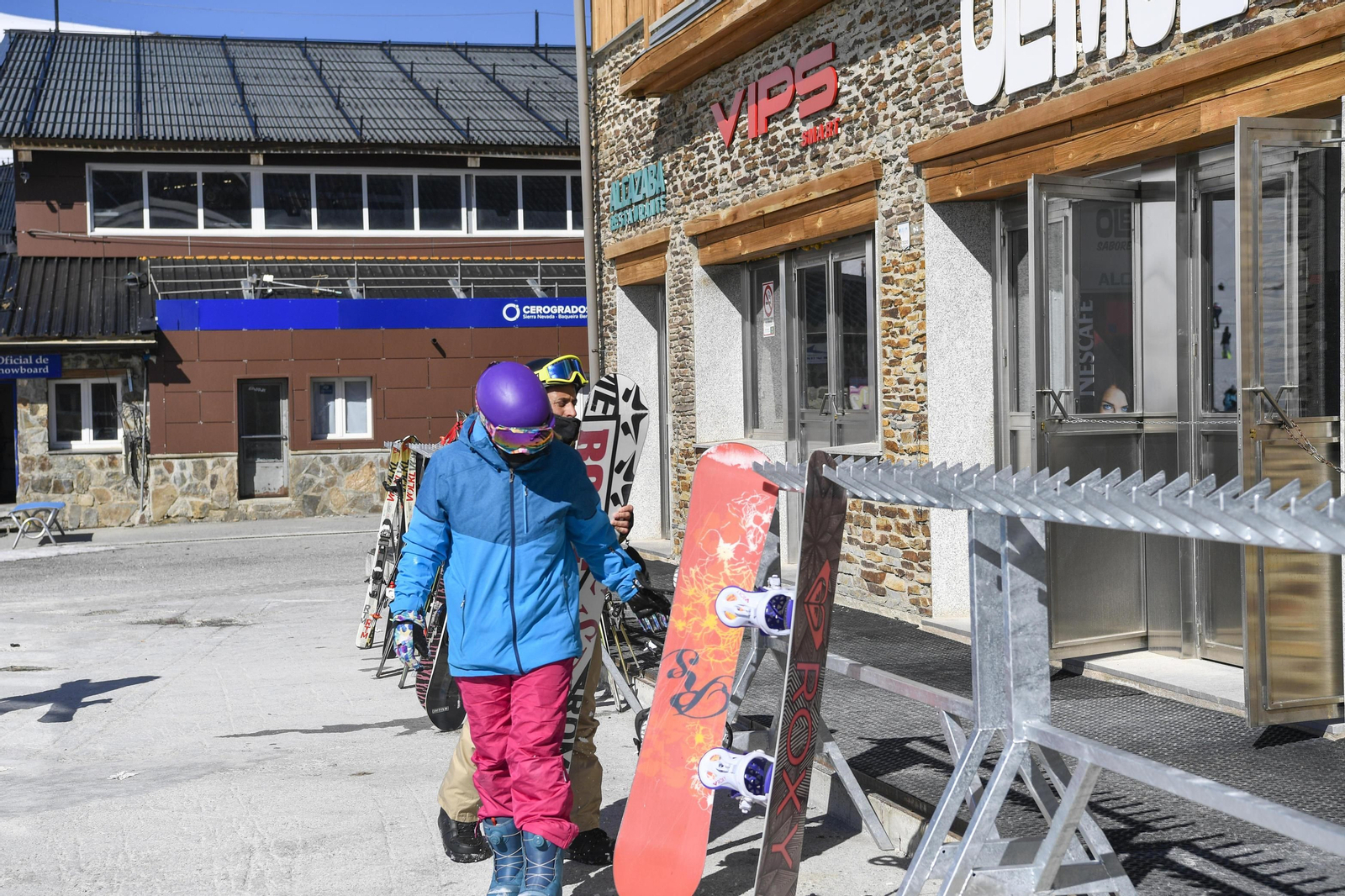 Fotos del último día de esquí en Sierra Nevada