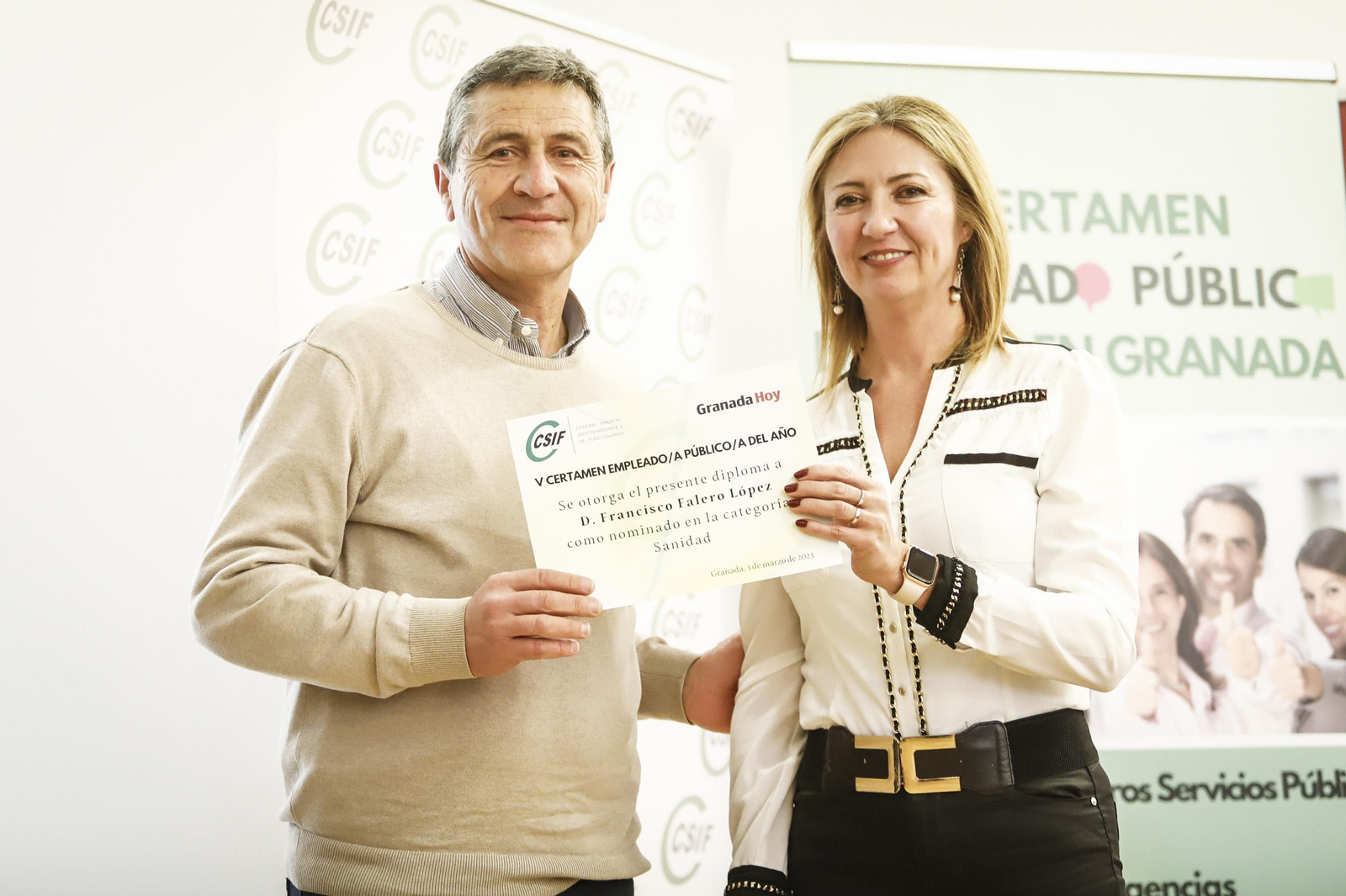 Las imágenes de la entrega de diplomas a los 23 finalistas del V Certamen del Empleado Público del año