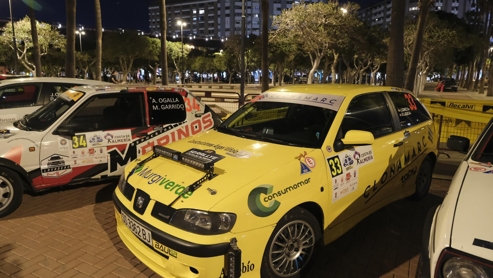 La salida de la 50 edición del Rallye Costa de Almería, en imágenes