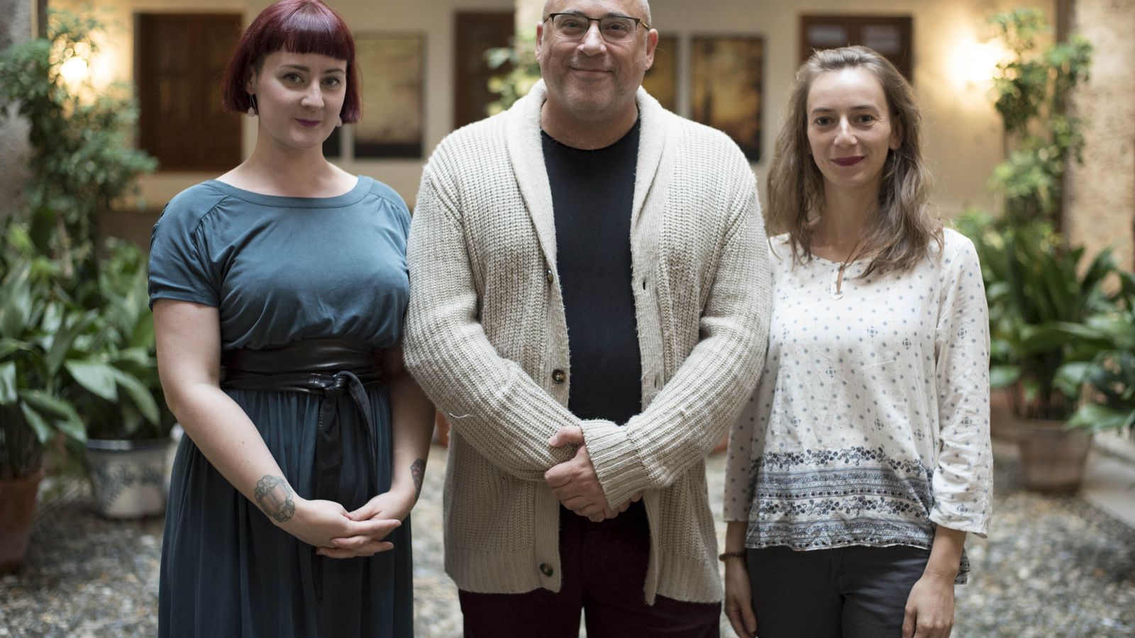 Ortega, fotografiado tras una rueda de prensa.