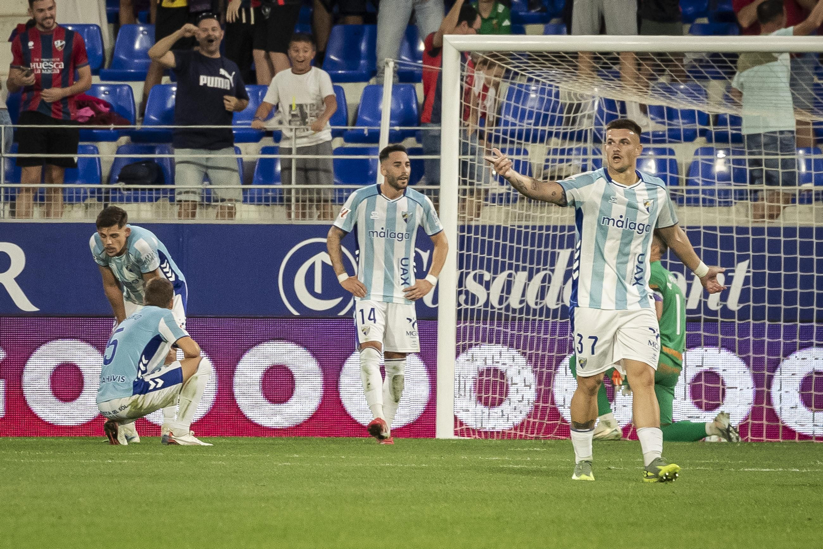 Las fotos del Huesca-Málaga CF