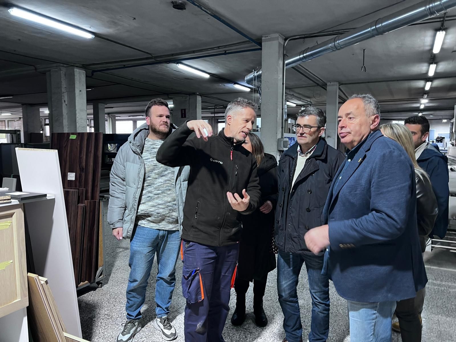 Visita del delegado de Empleo a Huétor Vega