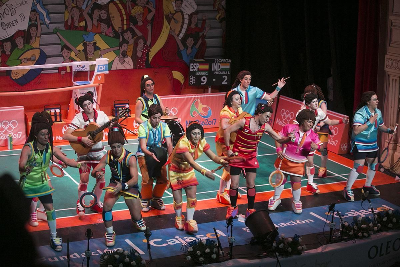 Imagen de la tercera semifinal del Carnaval Colombino