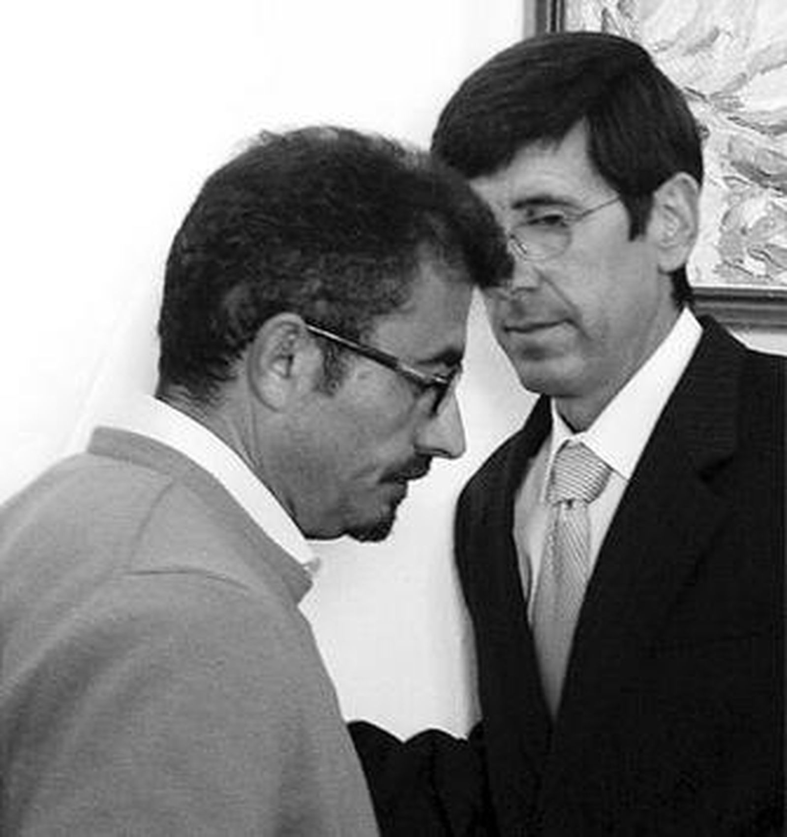 José Luis Rodríguez Ortega (izq.), junto a Juan María Mangana.