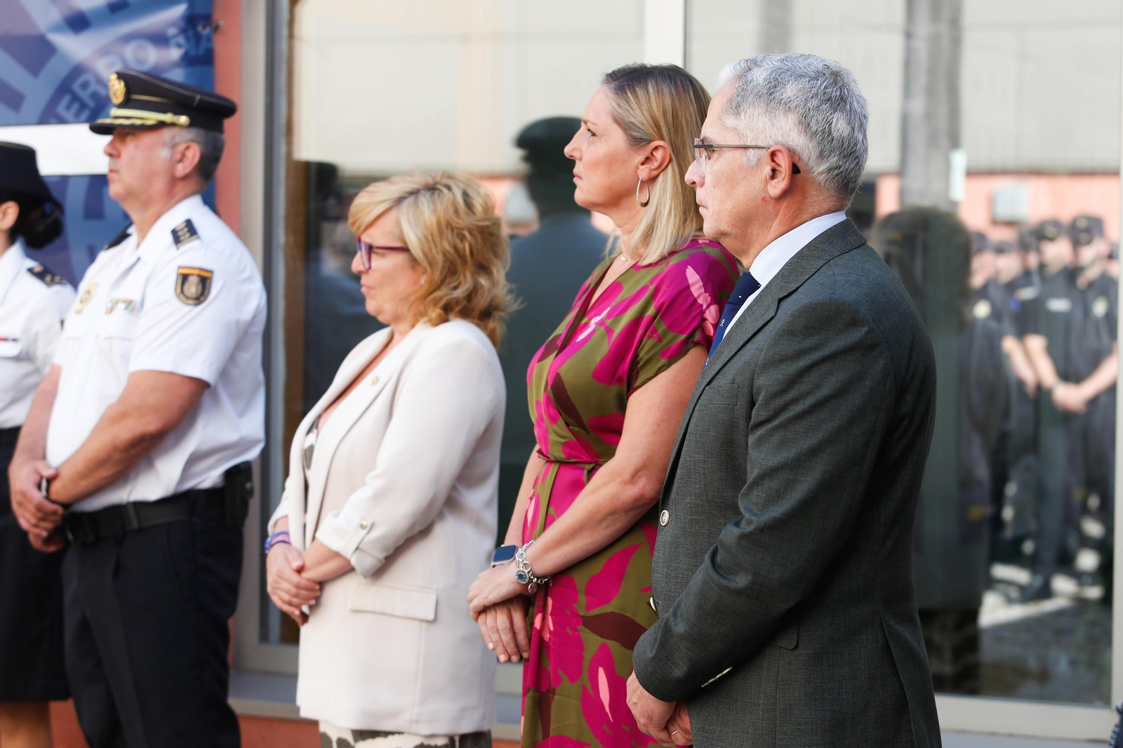 Acto de presenación de los nuevos alumnos de la Escuela Nacional de Policía en Algeciras