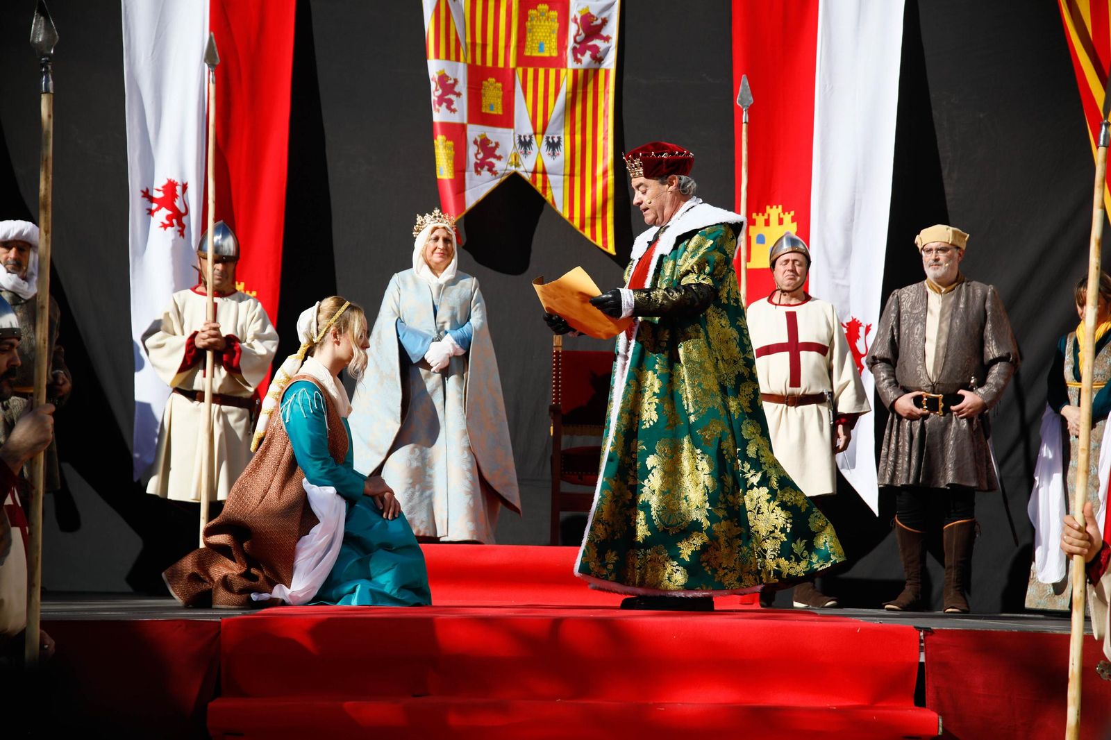 La Recreación de la Pernoctación de los Reyes Católicos en Fiñana, en imágenes