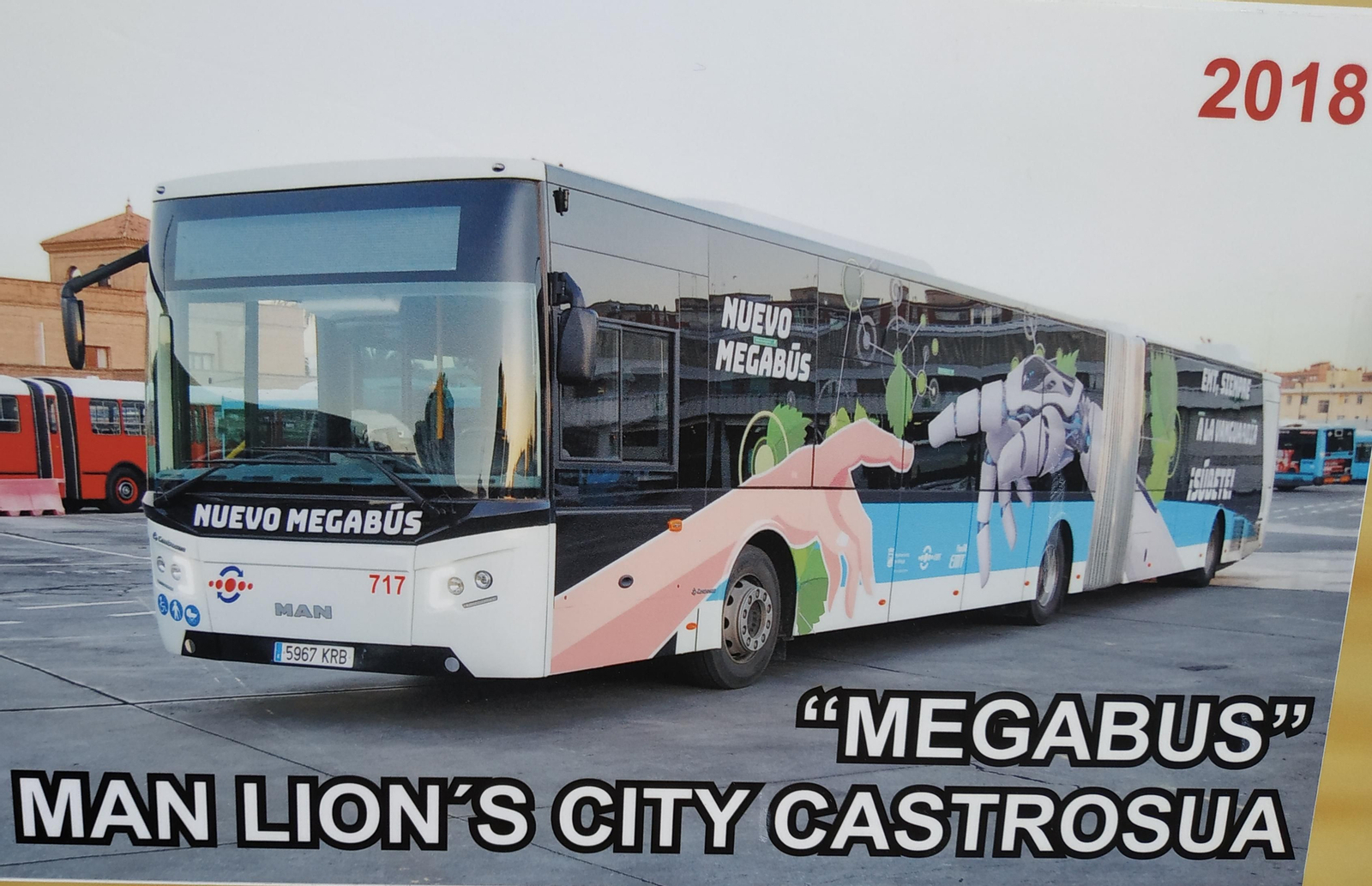 Fotos de los autobuses usados por la EMT de Málaga en sus 70 años de historia