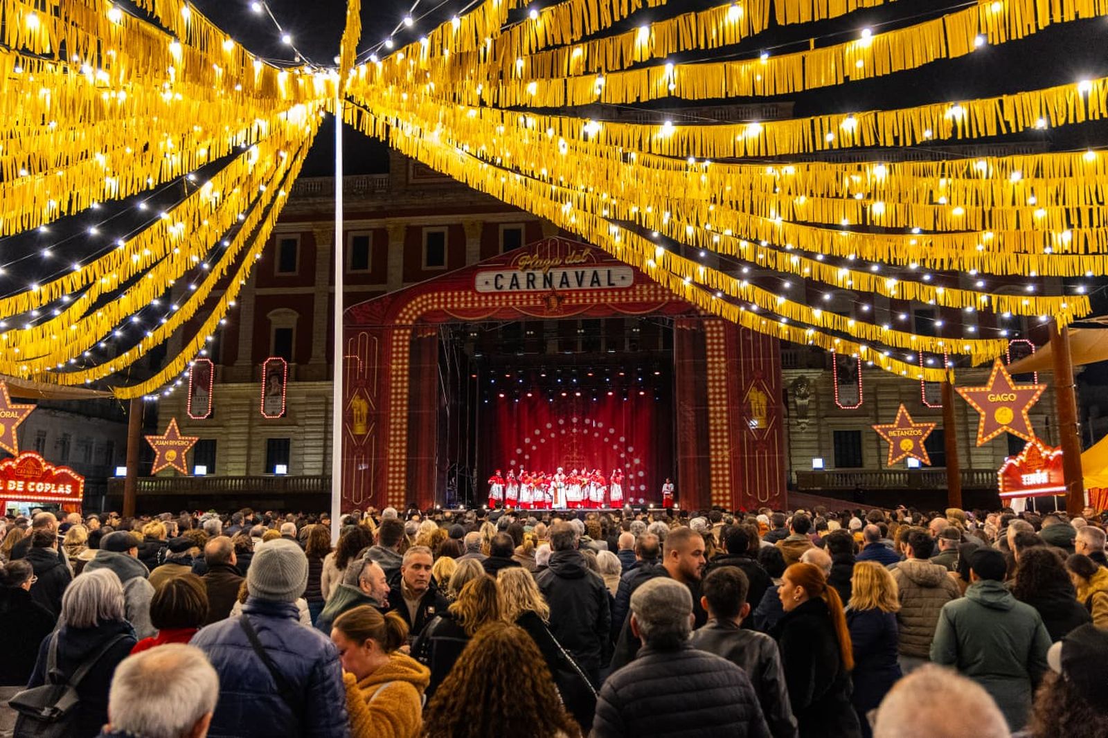 Imagen de la Plaza del Carnaval durante el pasado fin de semana
