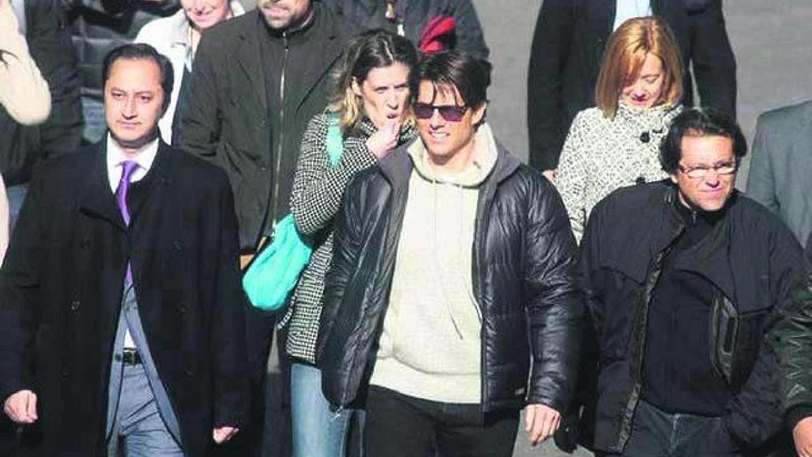 Gómez de Celis junto al actor Tom Cruise