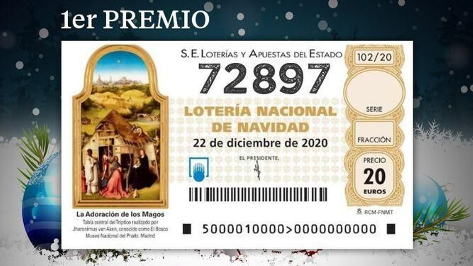 Lotería Navidad Huelva: El Gordo cae en Punta Umbría