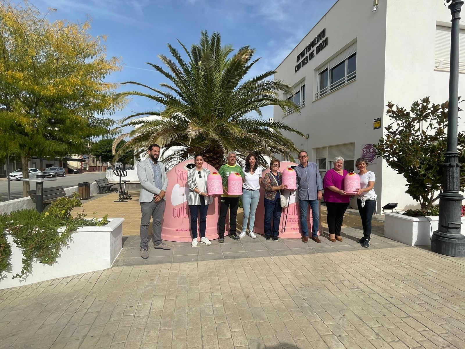 Instalación de los iglús en Cortes de Baza