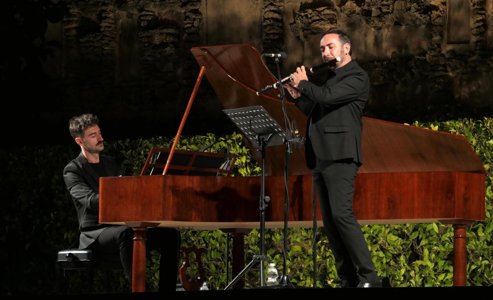 Rafael Ruibérriz y Antonio Simón en el Alcázar.