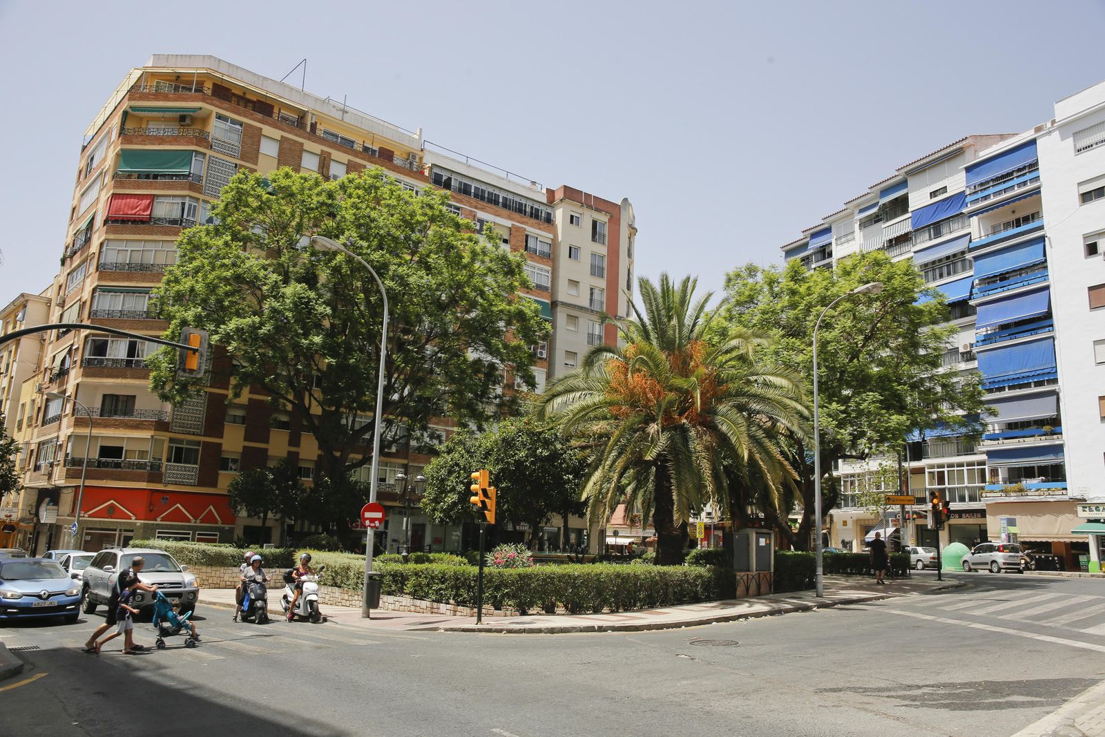 La plaza de Bailén.