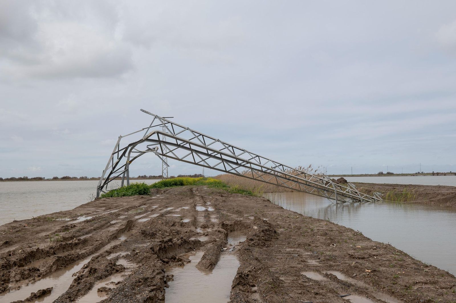 Daños causados en Las Cabezas.