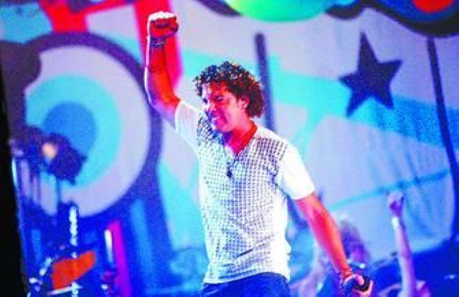 El cantante almeriense Bisbal, que llegó a cobrar hasta 600.000 euros por actuación, durante el útimo gran concierto gratuito en la playa de La Victoria, en 2009.