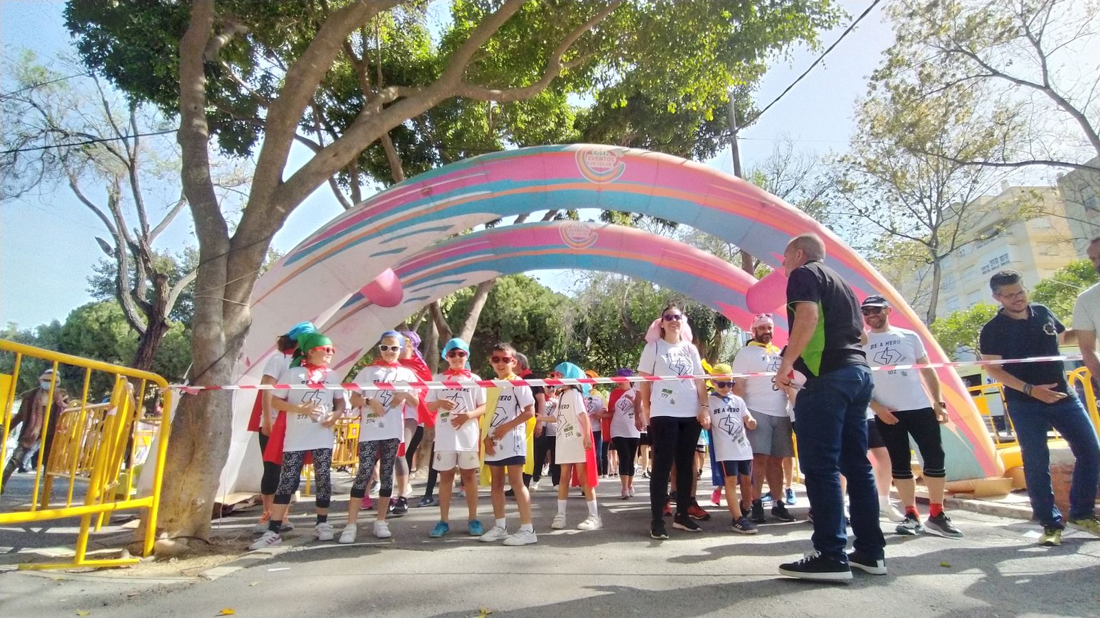 Las imágenes de la Carrera de la Felicidad en San Fernando