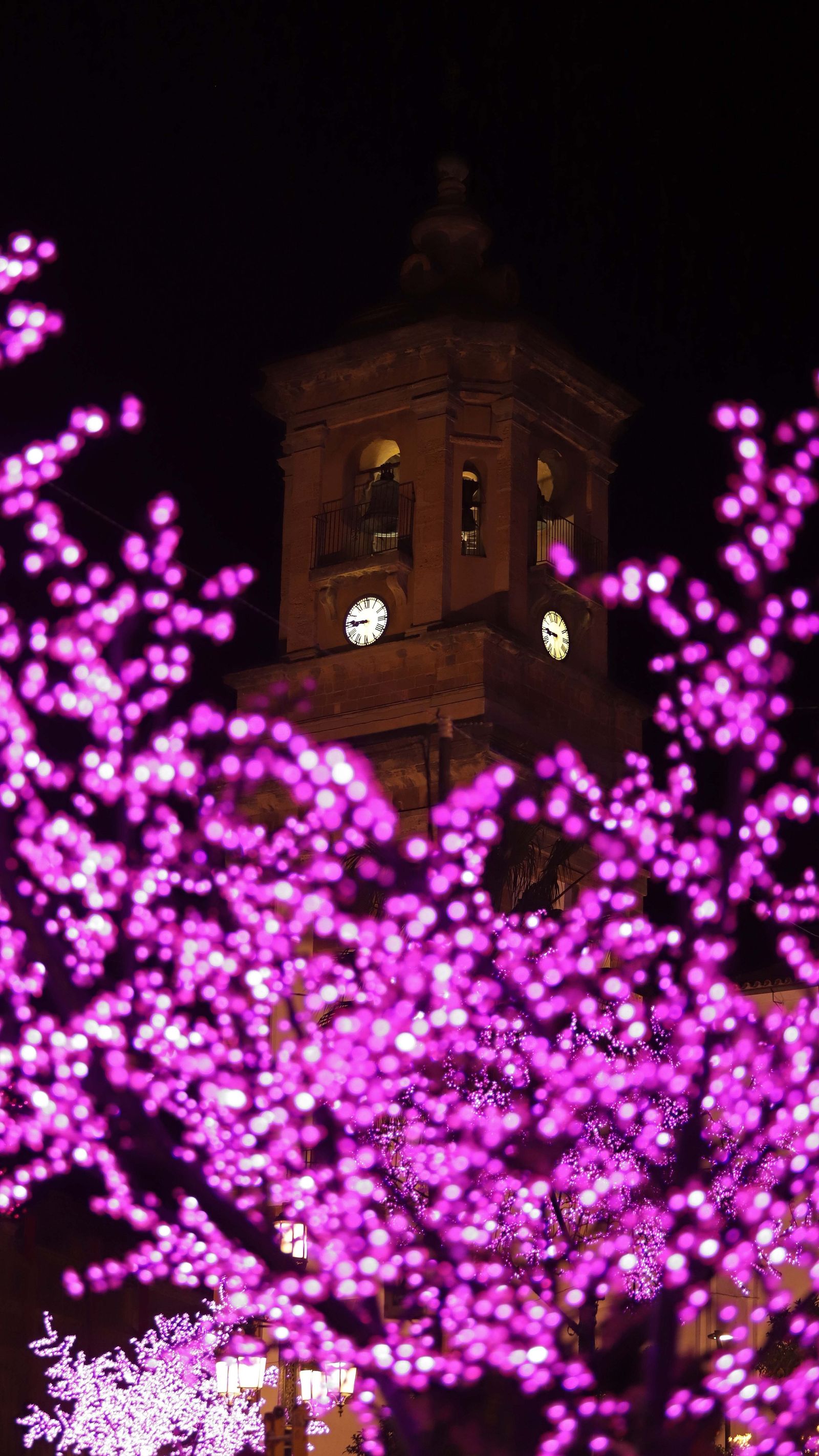 Fotos del encendido del alumbrado navideño en Algeciras