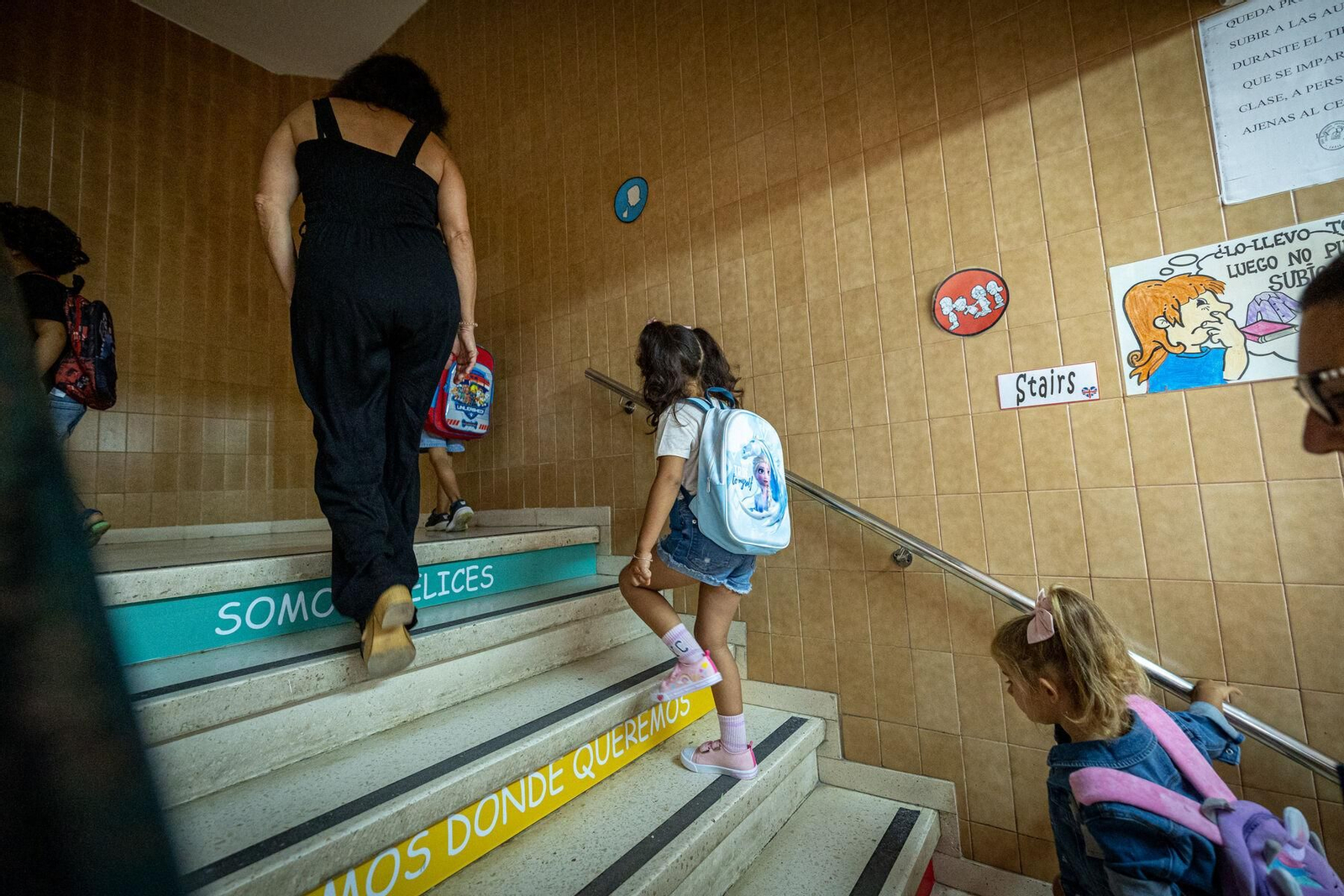 Primer día de la vuelta al cole, en imágenes