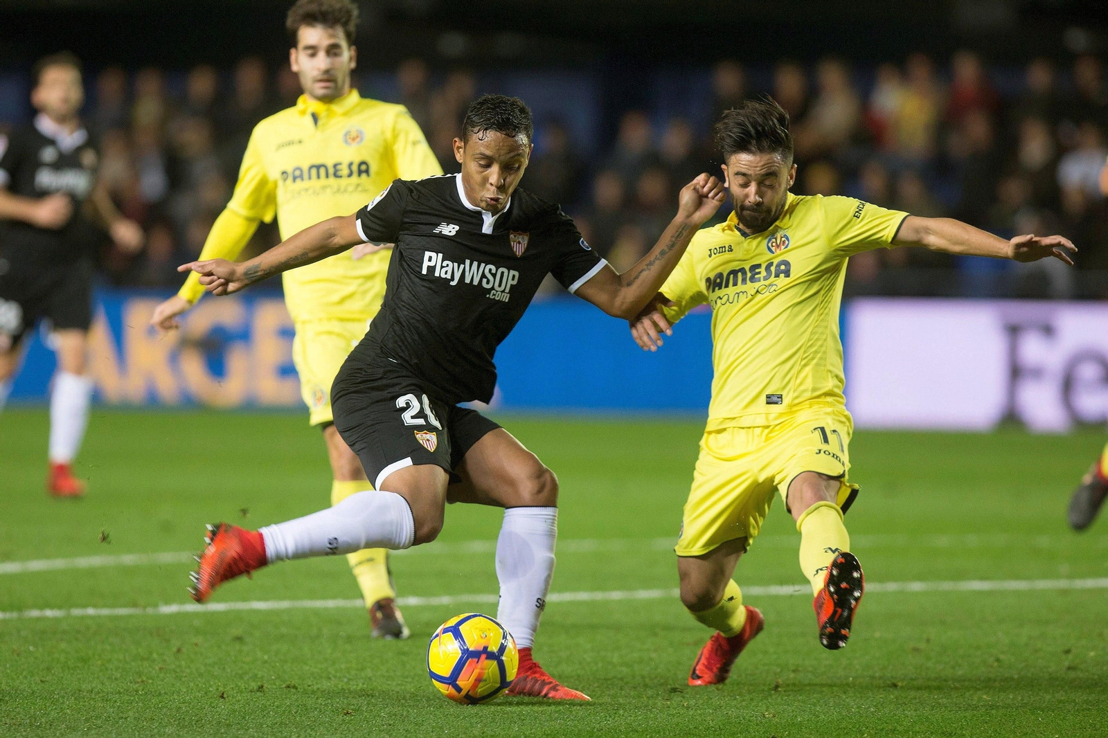 El Villarreal-Sevilla FC, en imágenes