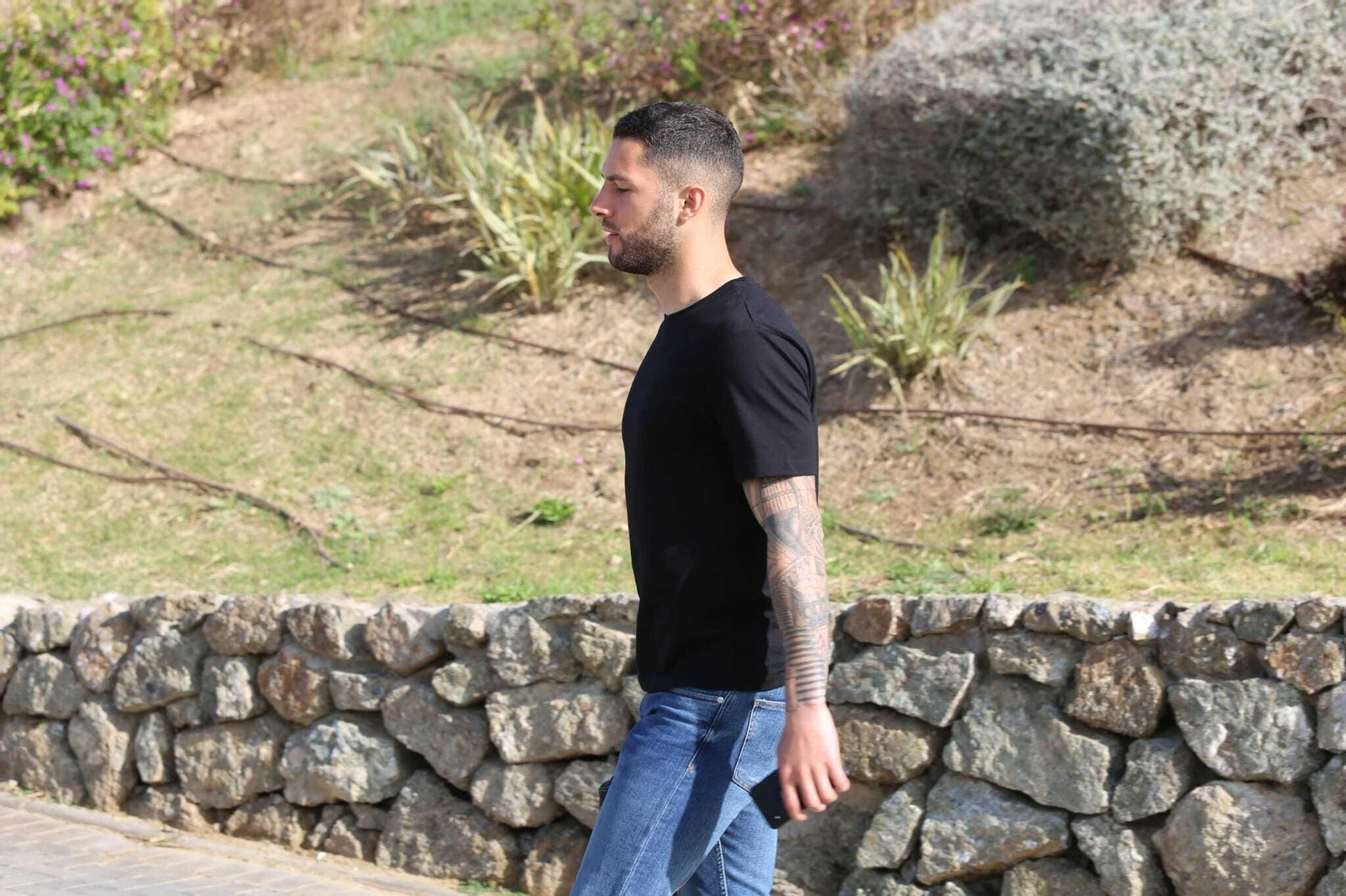 Los jugadores abandonan el Ciudad de Málaga por el coronavirus