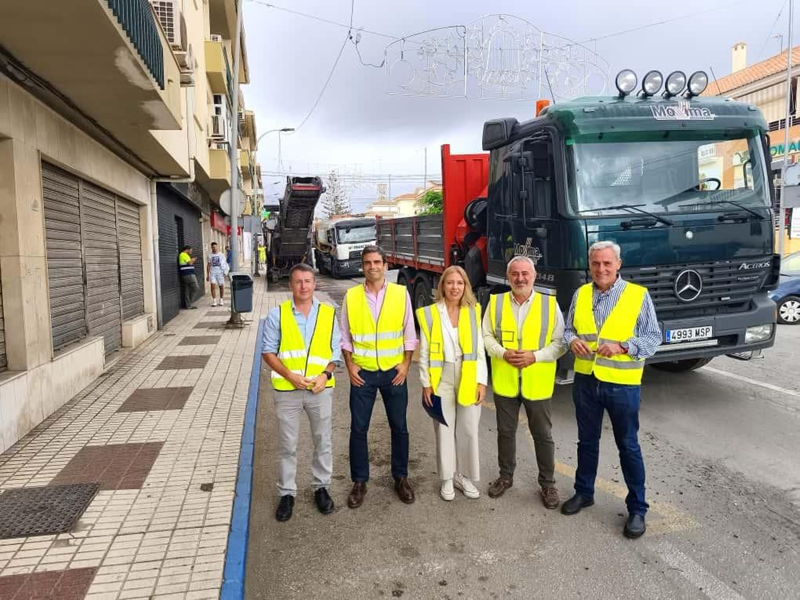 Reasfaltado de la carretera MA-3120 en Almayate Reasfaltado de la carretera MA-3120 en Almayate