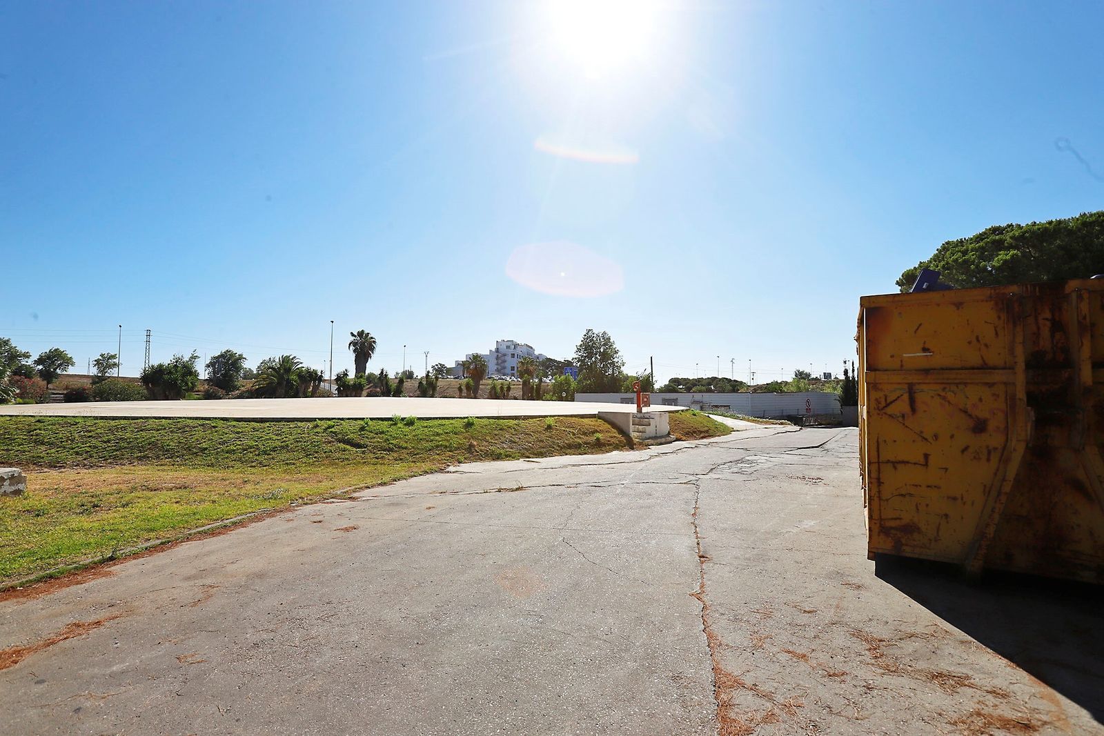Zona del helipuerto, donde irá ubicado el futuro hospital Materno-Infantil.