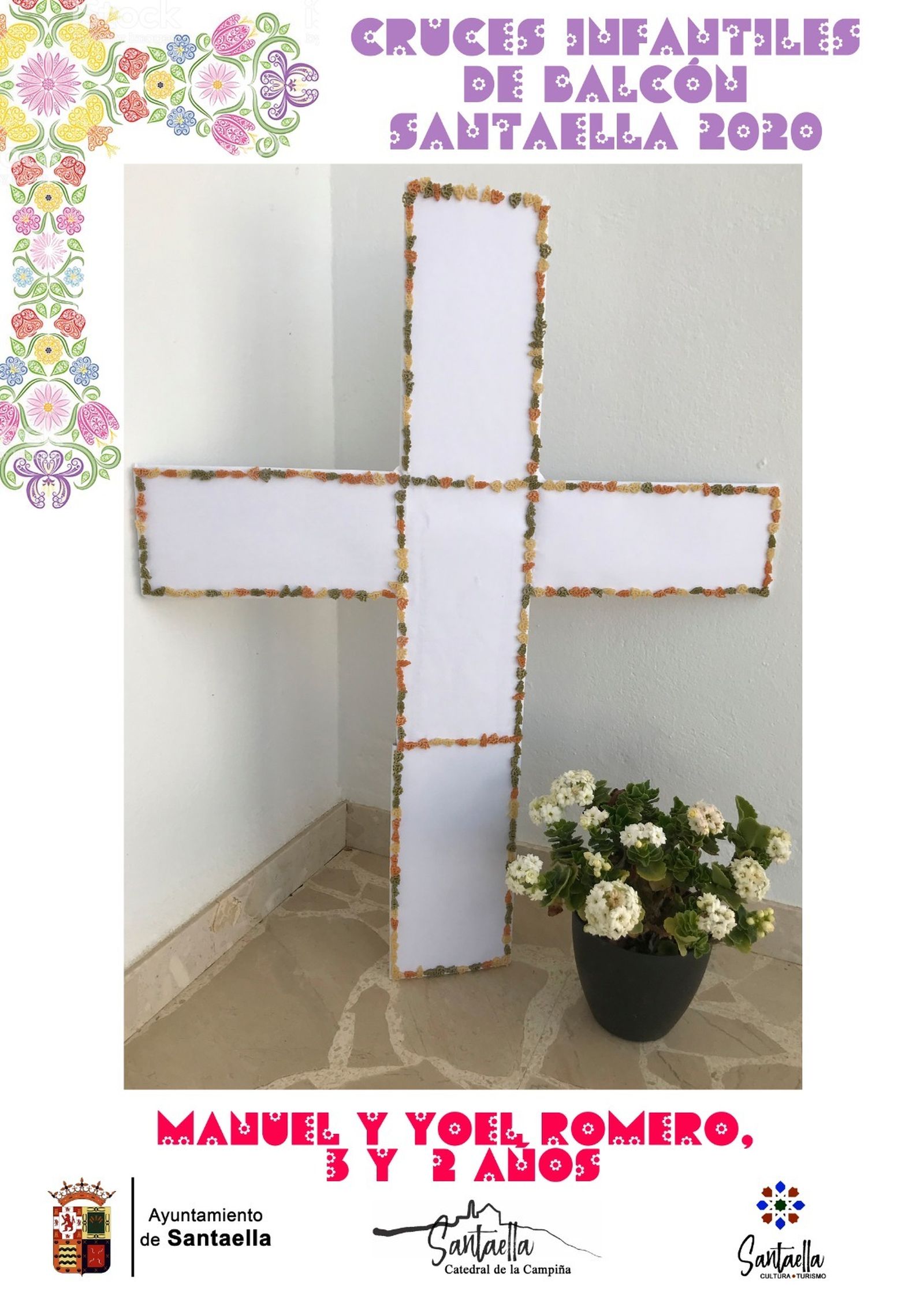 Así son las Cruces de Mayo de los niños de Santaella