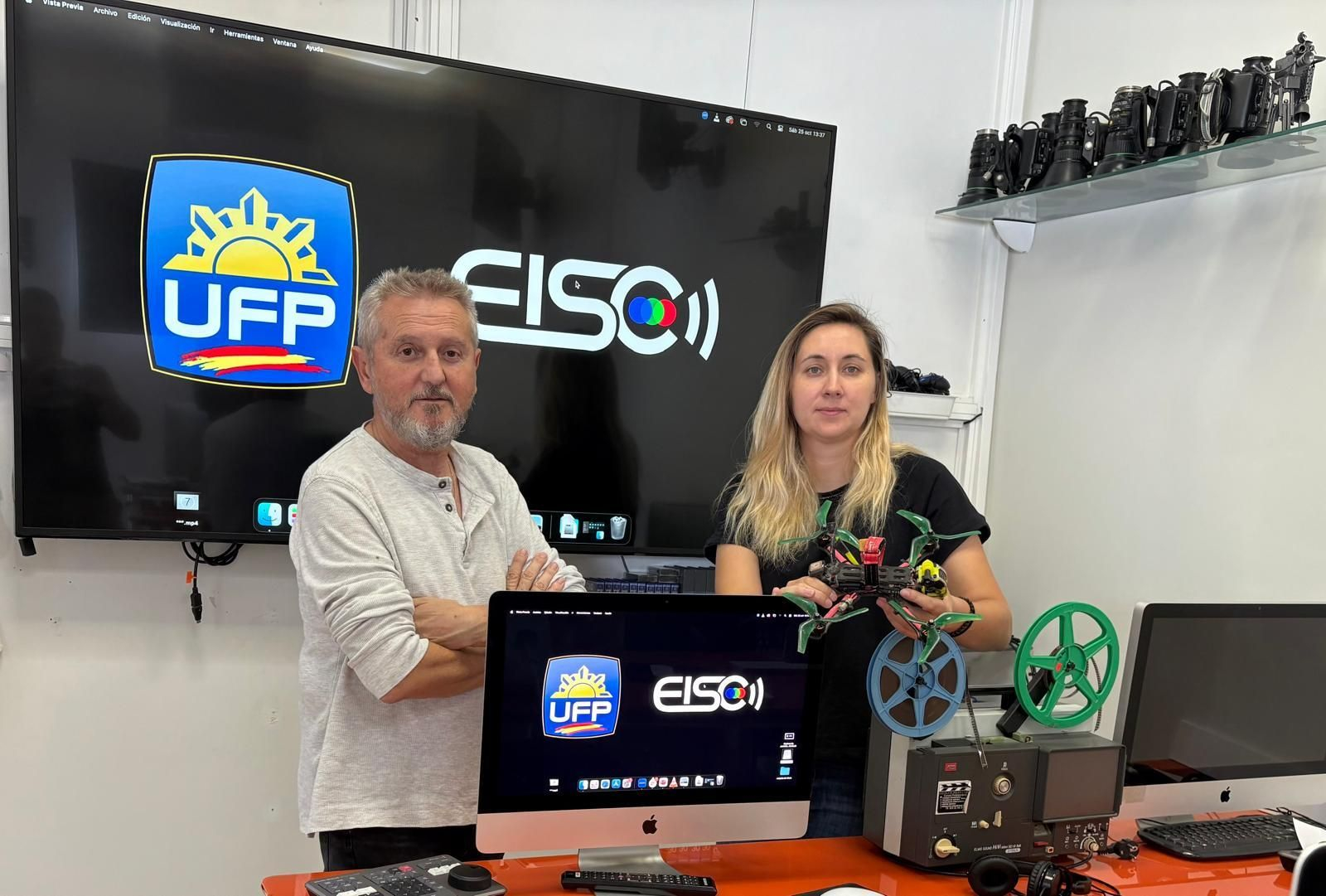 Curso sobre drones impartido por EISO para policías nacionales.