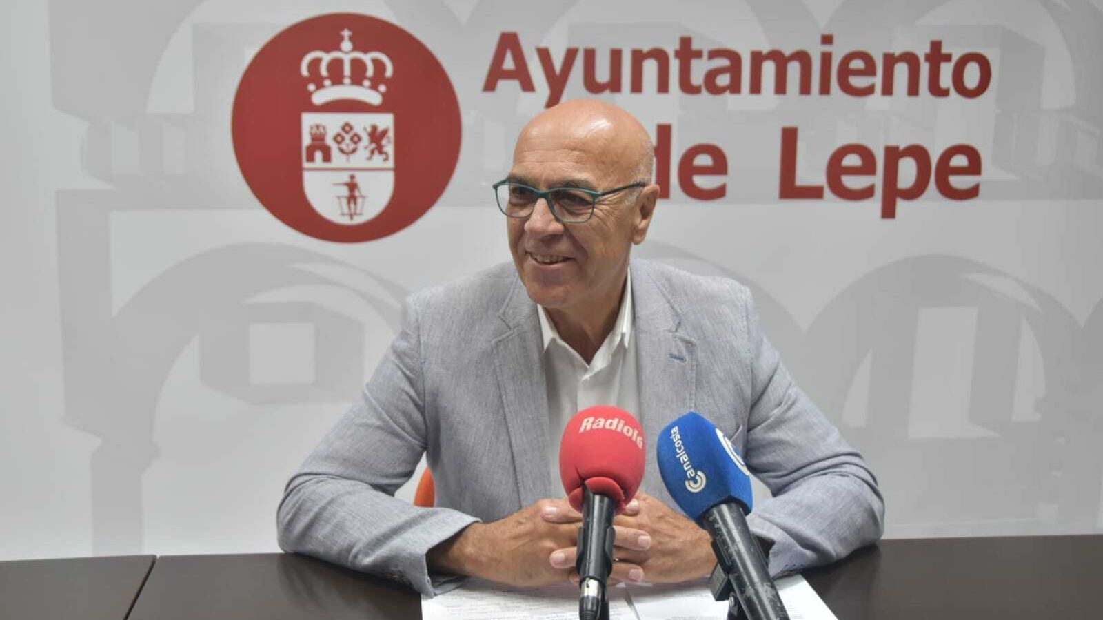 El teniente de alcalde delegado del Área de Desarrollo Local del Ayuntamiento de Lepe, Bibiano Oria