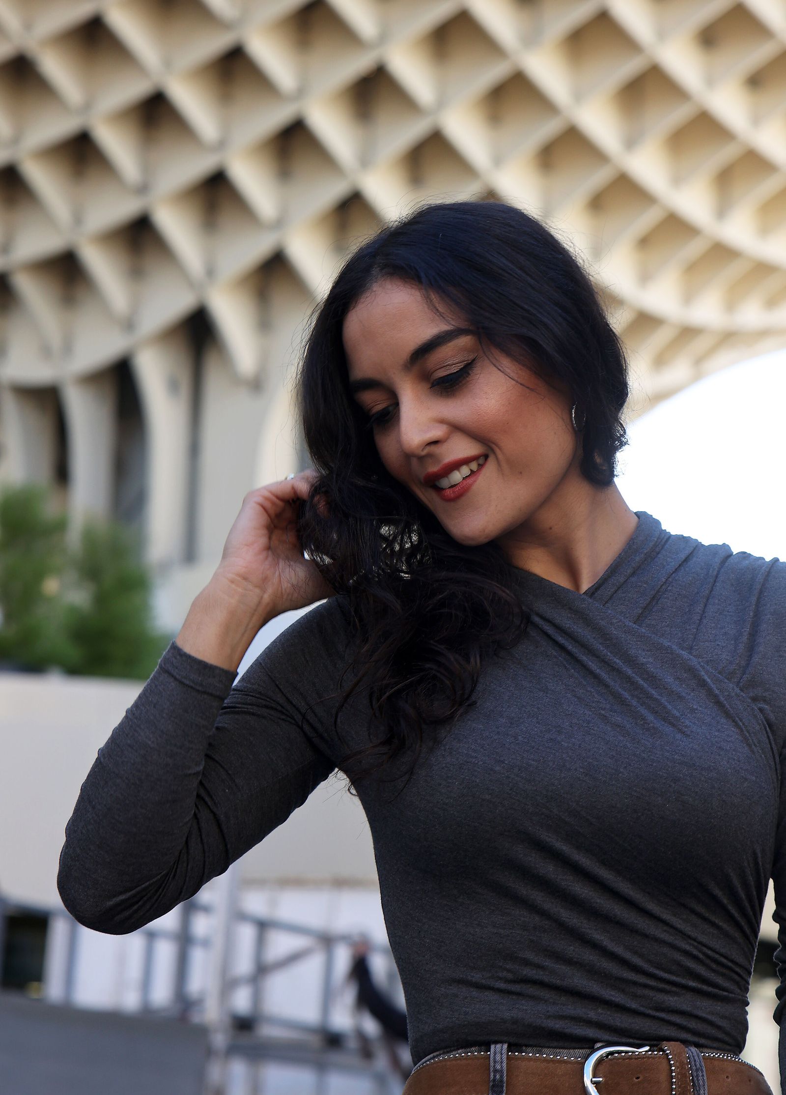 La pianista sevillana en otra foto para esta entrevista