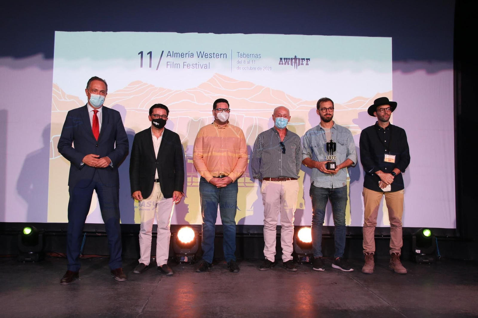 Acto de inauguración del Almería Western Film Festival.