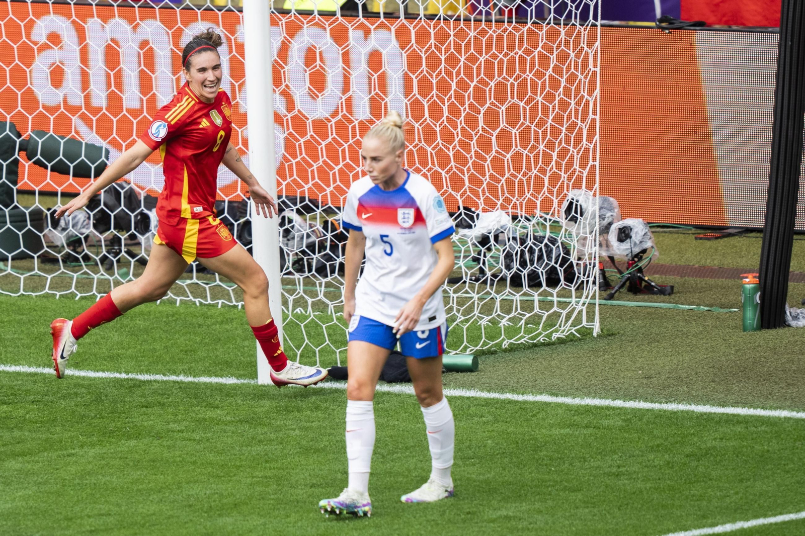 Las mejores imágenes de la final España - Inglaterra de la Eurocopa femenina